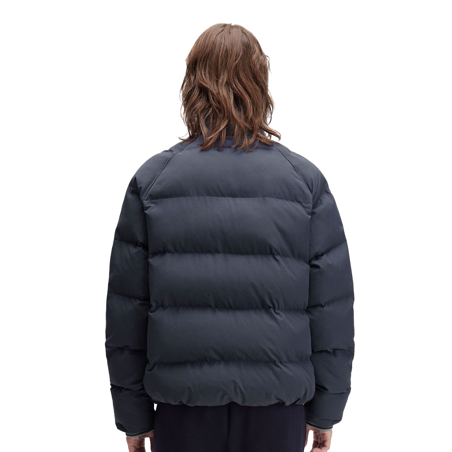 Fred Perry Raglan Sleeve Padded Jacket Dark Airforce - J1309-738