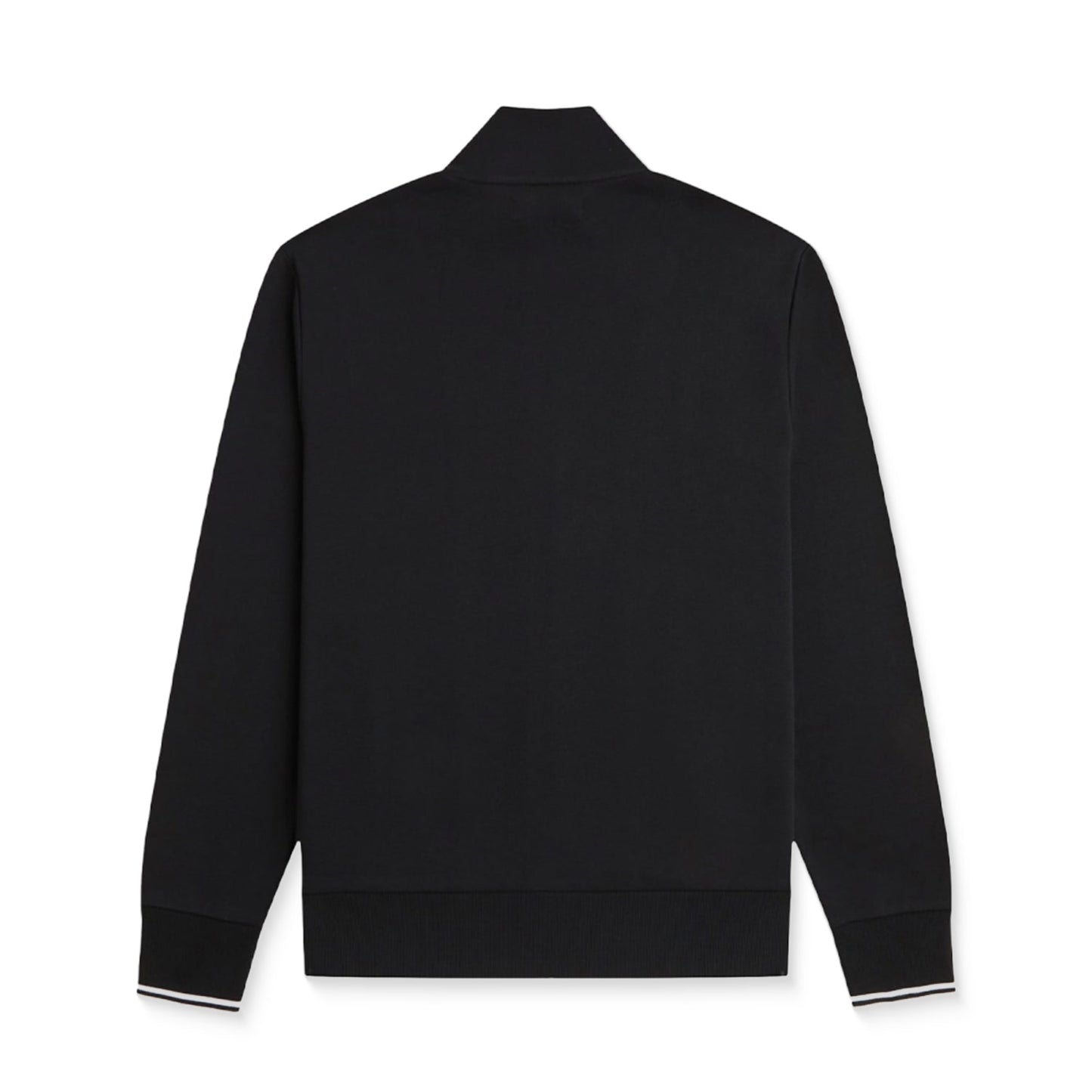 Fred Perry Zip Through Sweatshirt Black - J1327-198