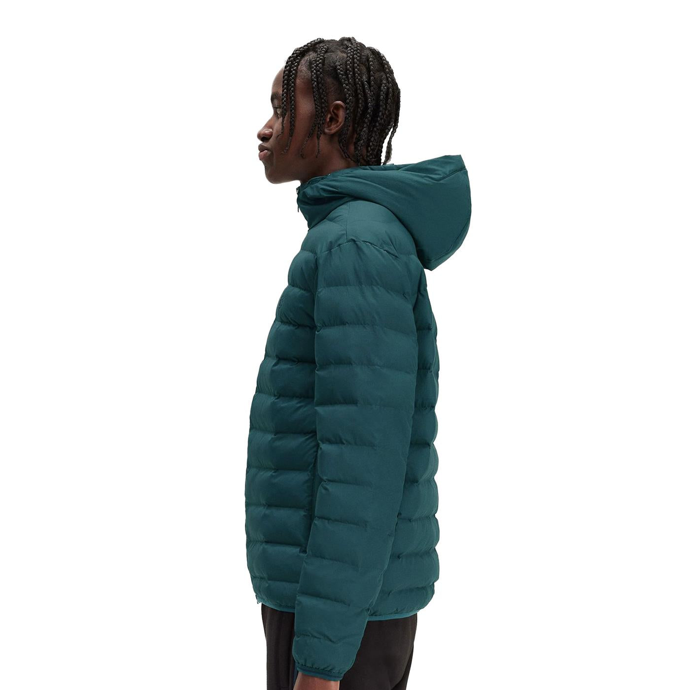 Fred Perry Hooded Insulated Jacket Petrol Blue - J4565-257