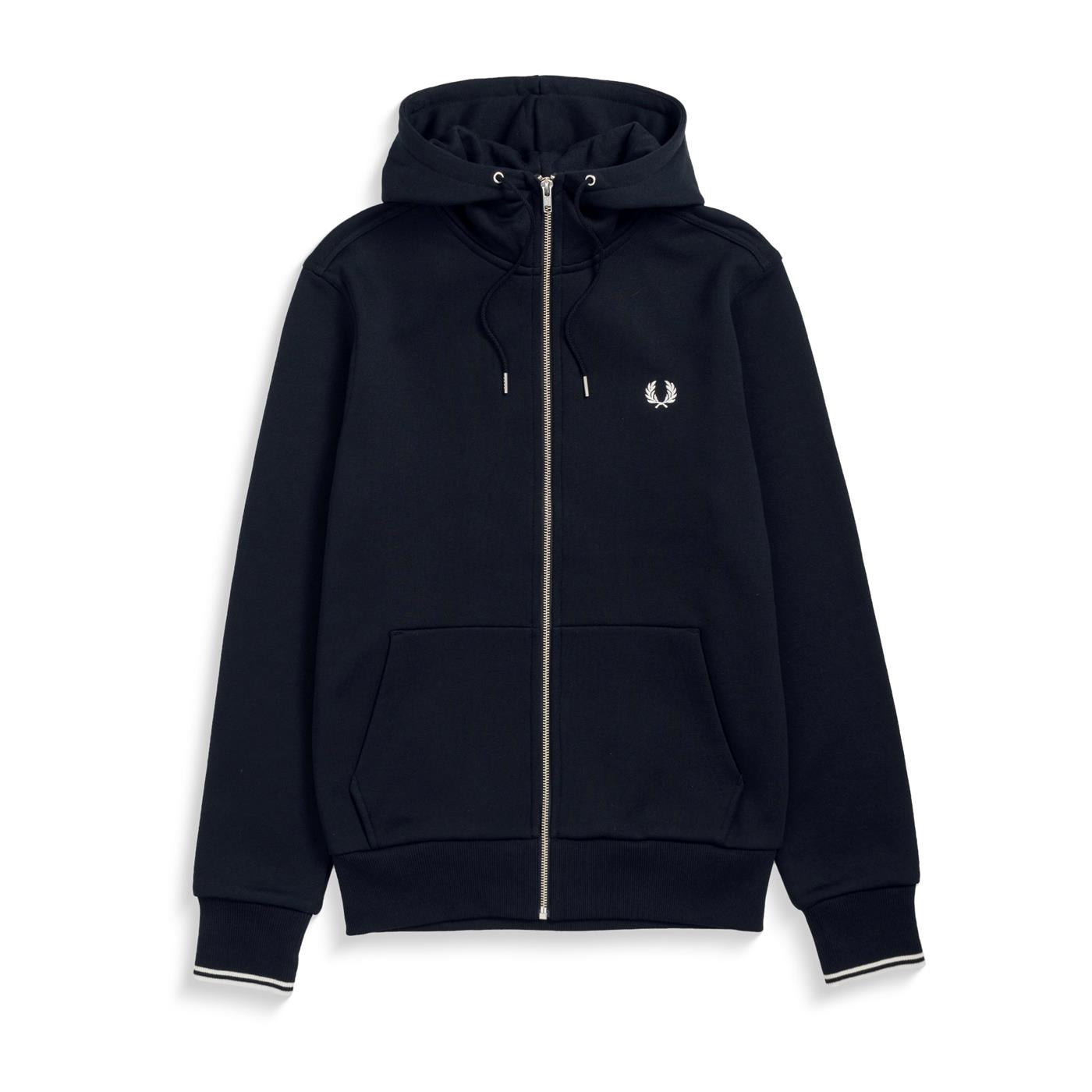 Fred Perry Hooded Full-Zip Jacket Navy - J7536-795