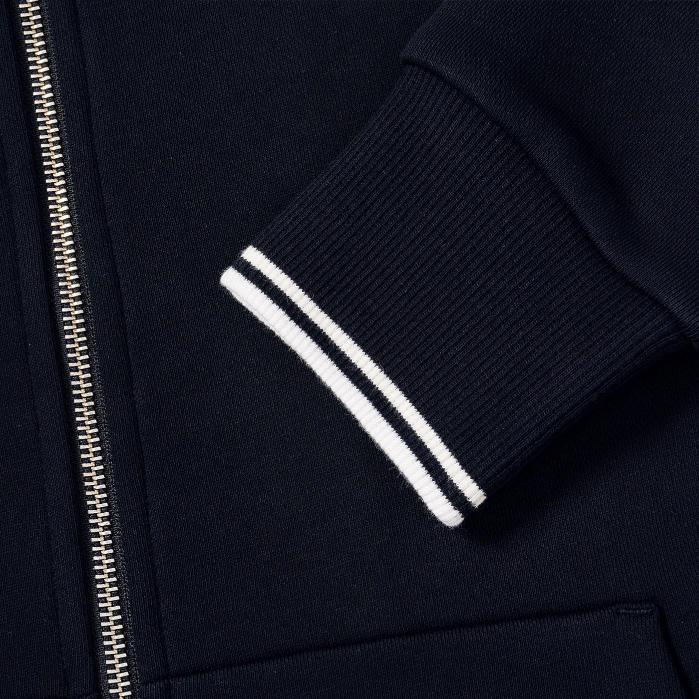 Fred Perry Hooded Full-Zip Jacket Navy - J7536-795