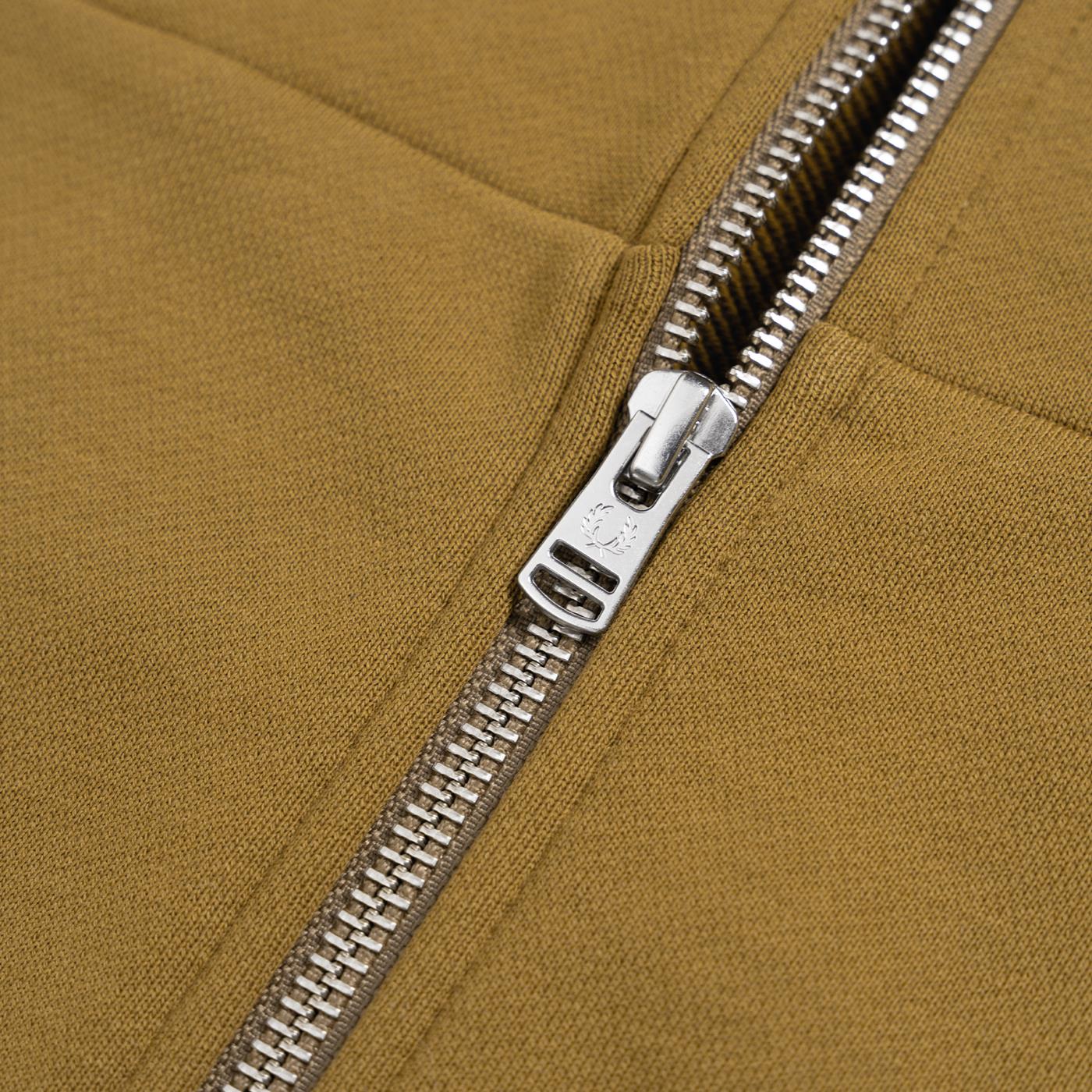 Fred Perry Hooded Full-Zip Jacket Dark Caramel - J7536-S81