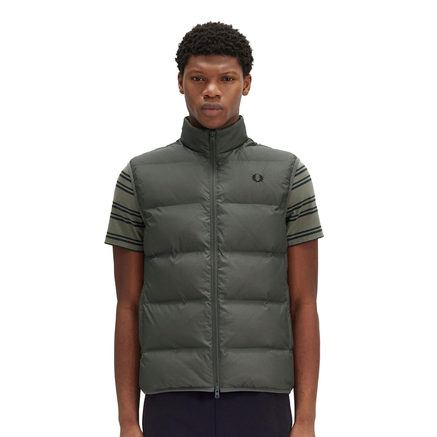 Fred Perry Insulated Gilet Field Green - J8522-638