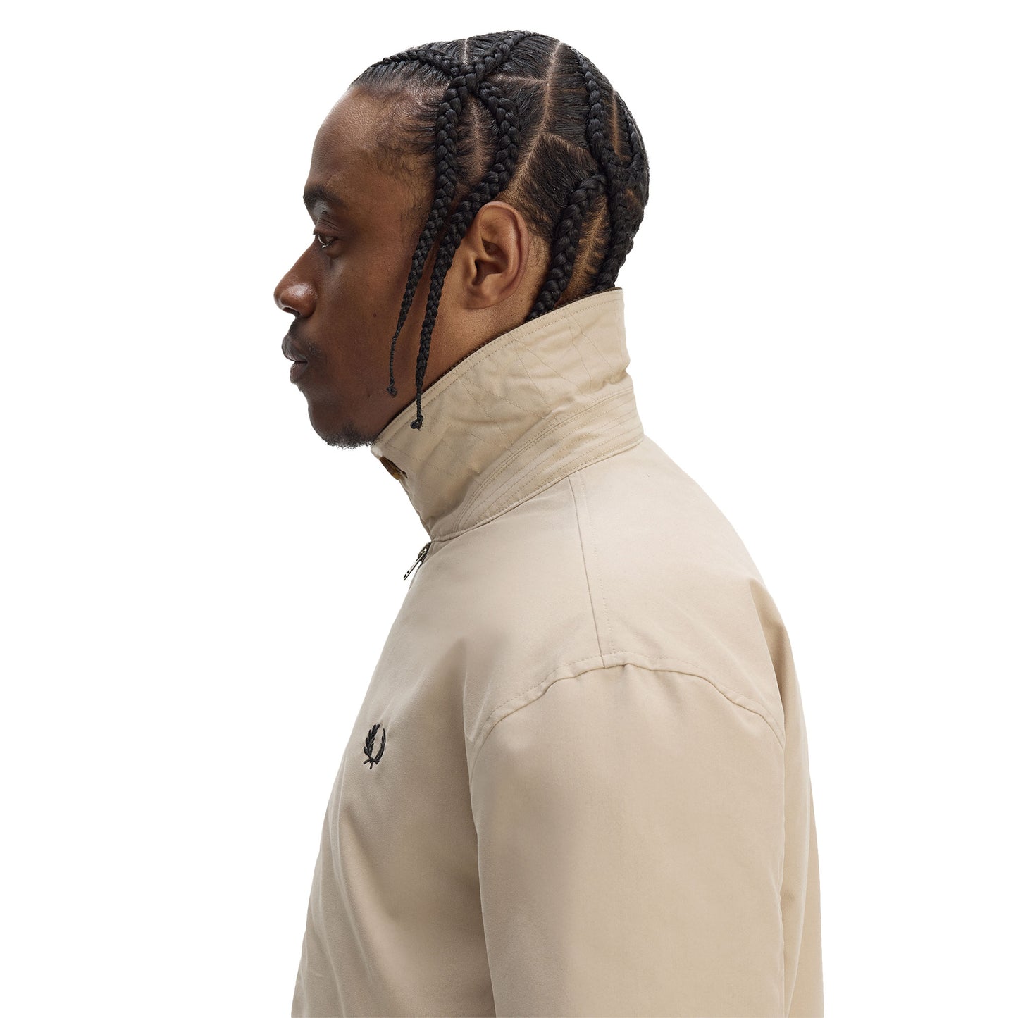 Fred Perry Cotton Caban Jacket Warm Oat - J8535-Z19