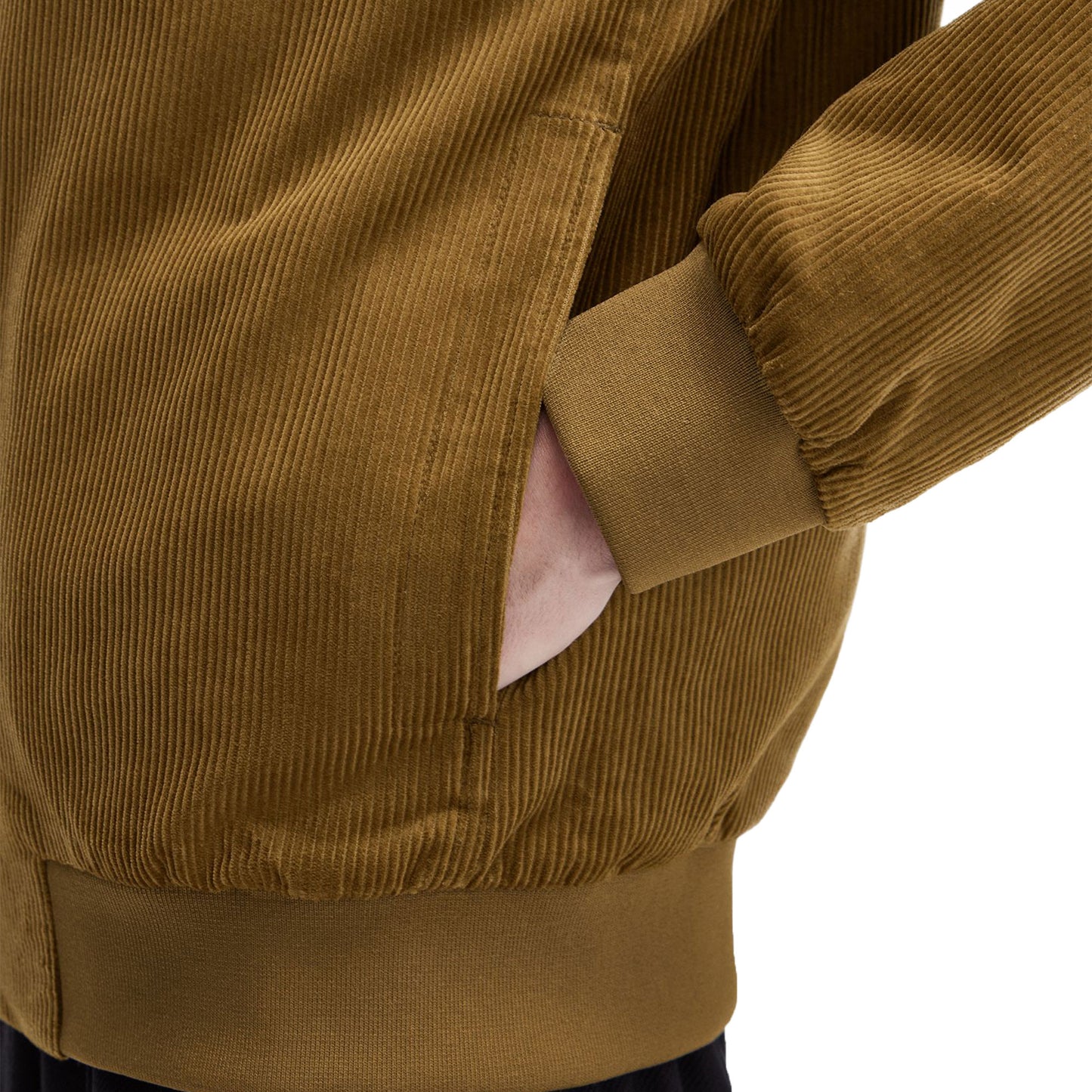 Fred Perry Cord Brentham Jacket Shaded Stone - J8546-P96