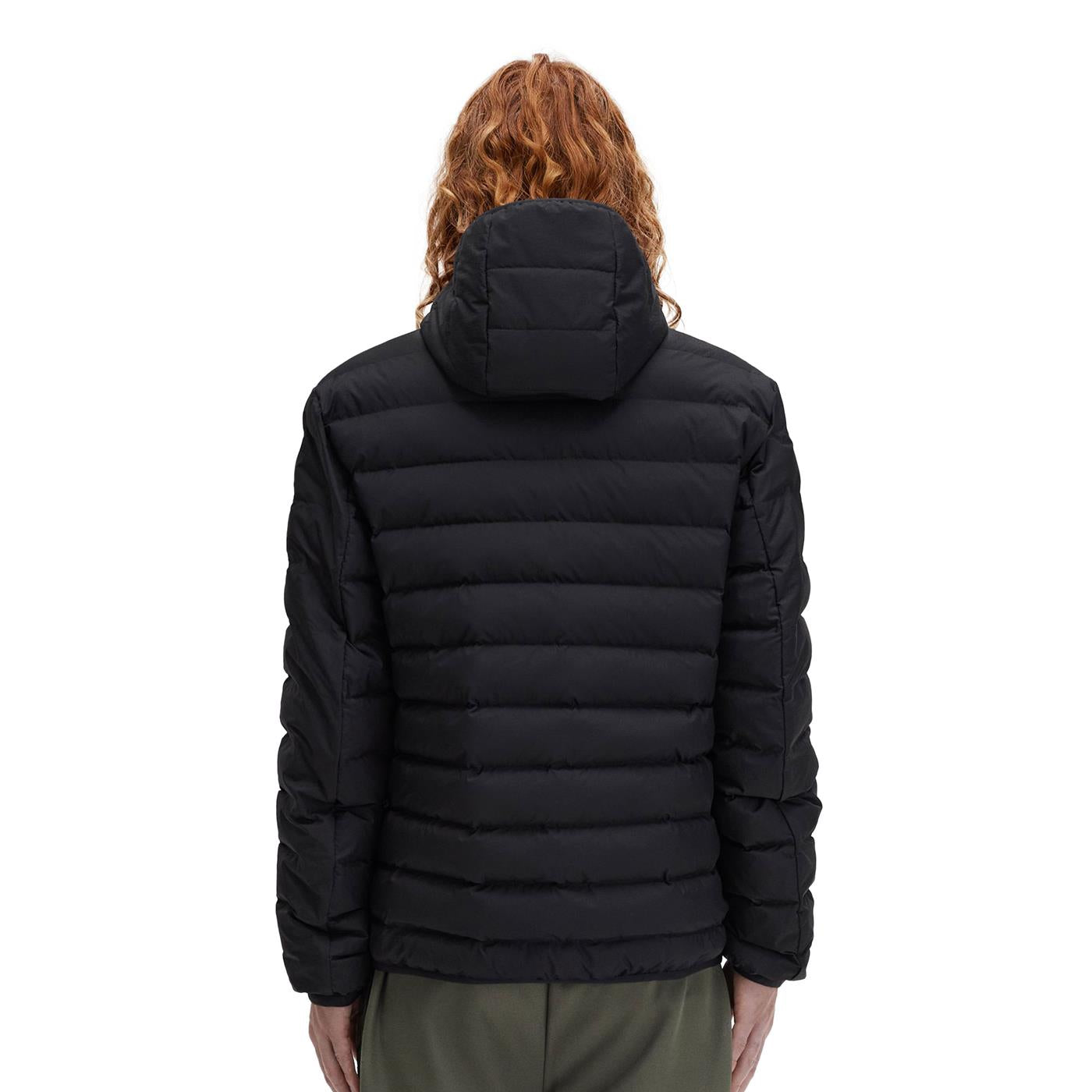 Fred Perry Hooded Insulated Jacket Black - J8553-102