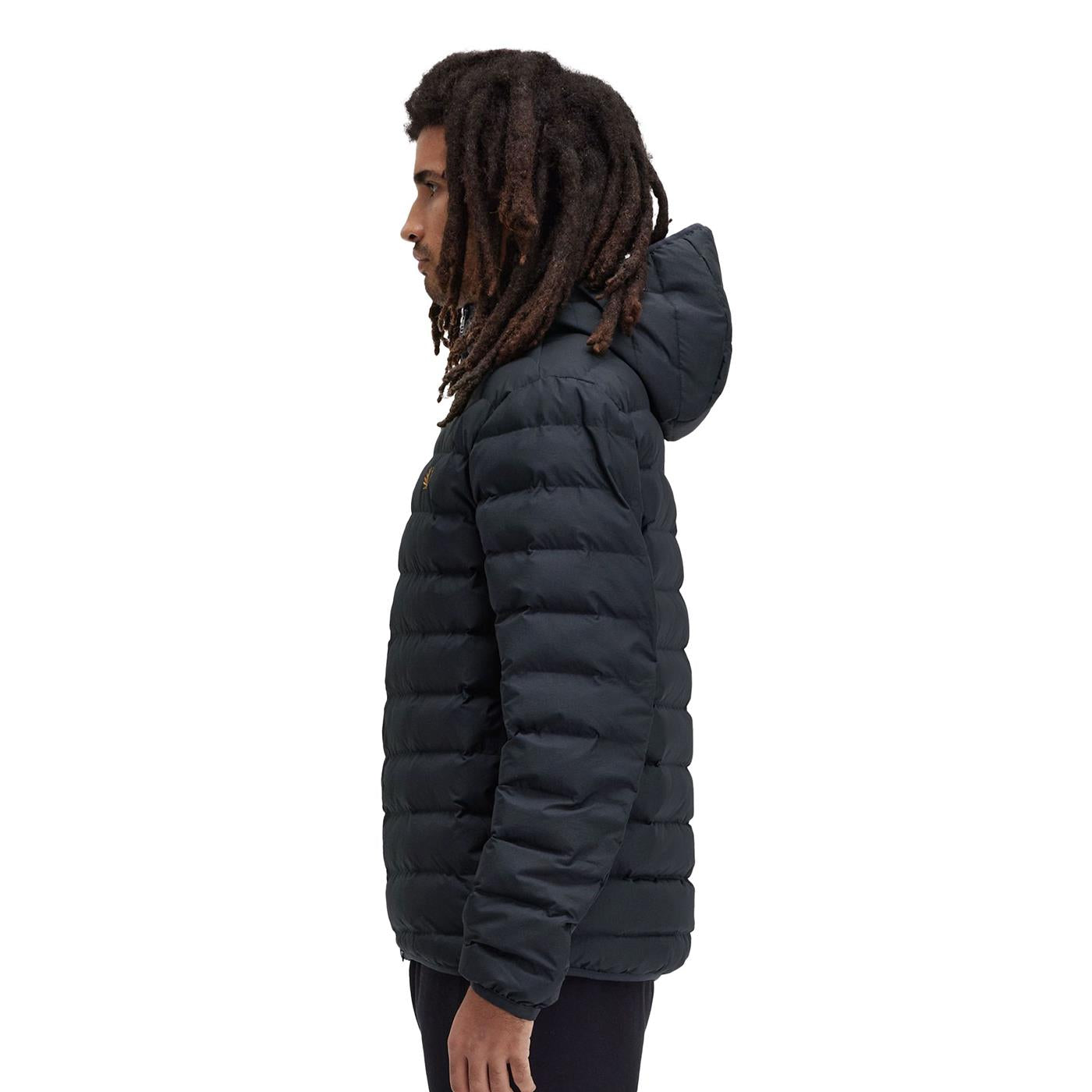 Fred Perry Hooded Insulated Jacket Navy - J8553-608