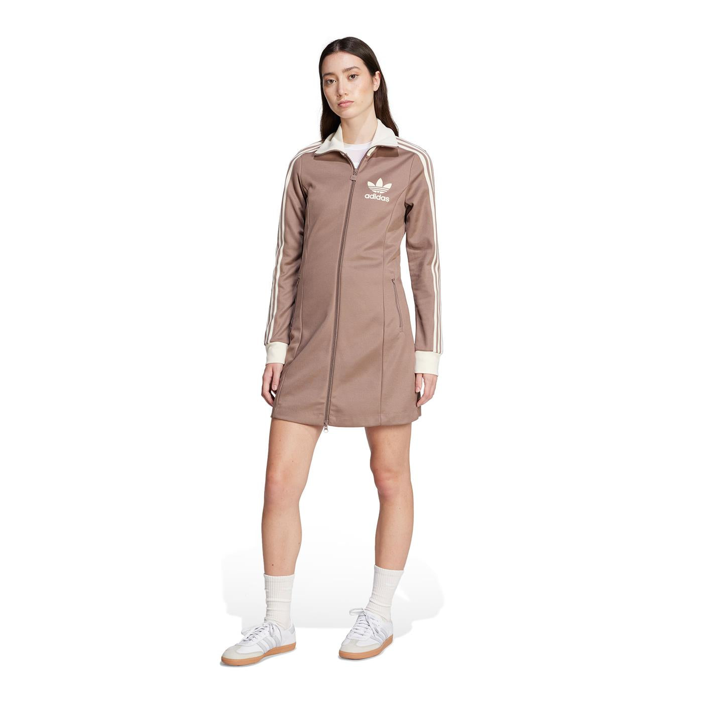 Adidas Originals 3S Track Dress Trace Brown - JC5779