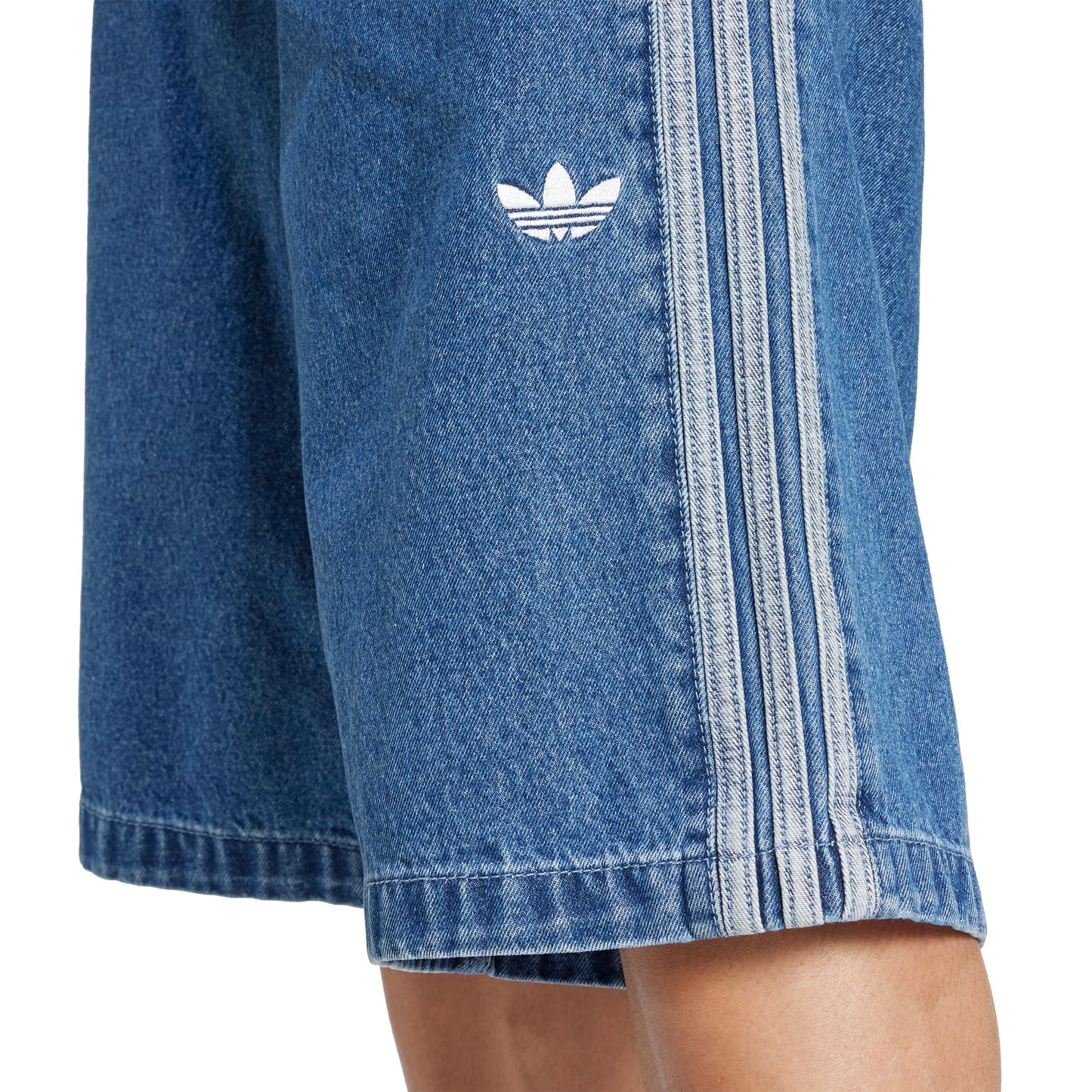 Adidas Originals Firebird Short Medium Blue Denim - JC6235