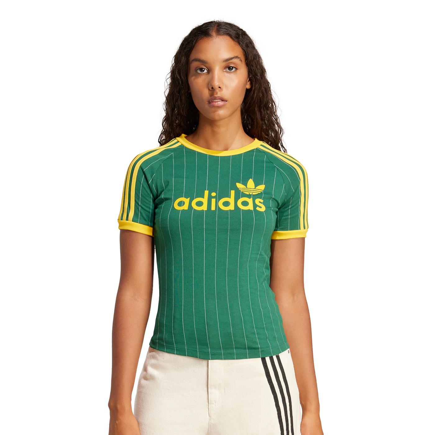 Adidas Originals Graphic Cali Tee Collegiate Green/Off White  - JC7703