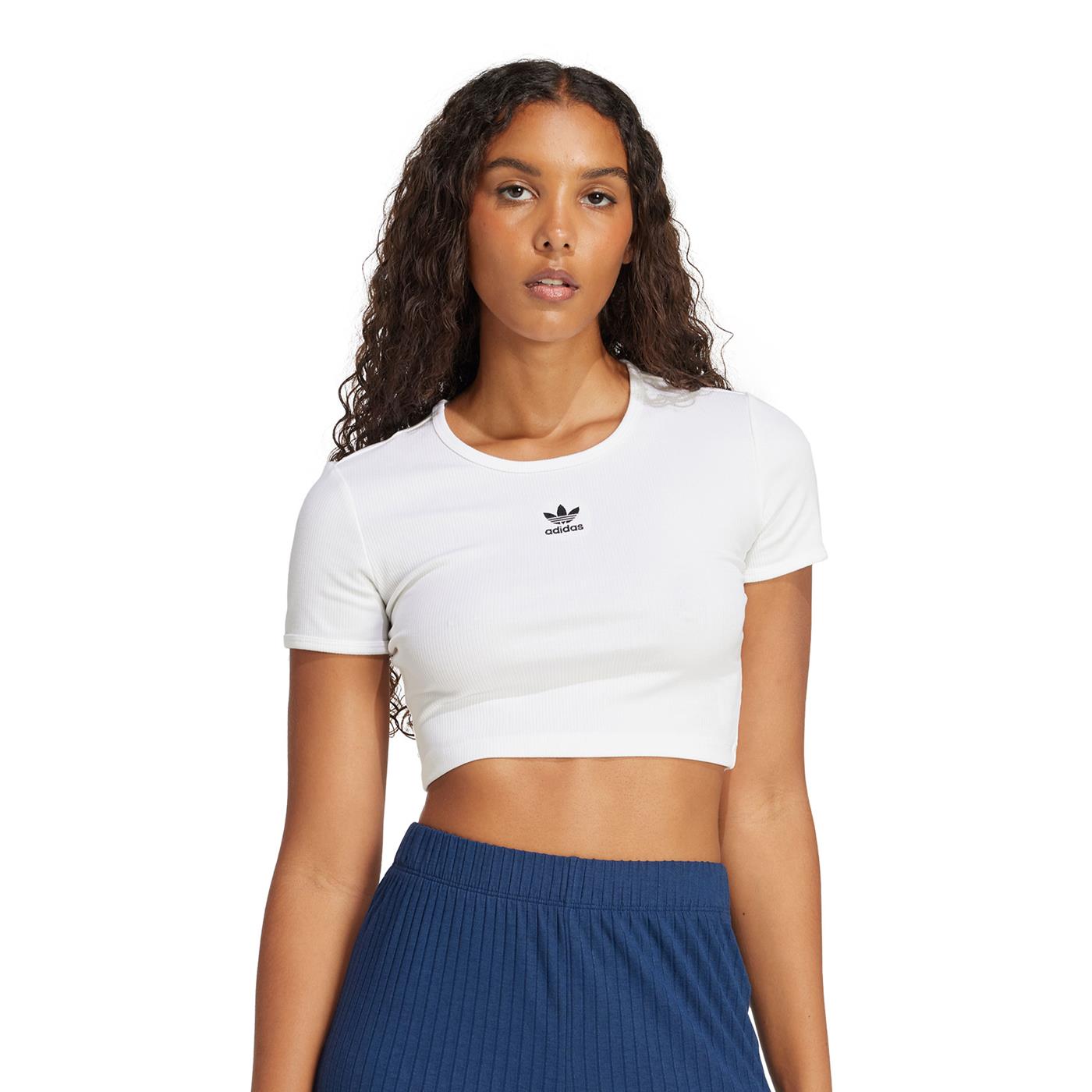 Adidas Originals Essentials Rib Tee White  - JC9026