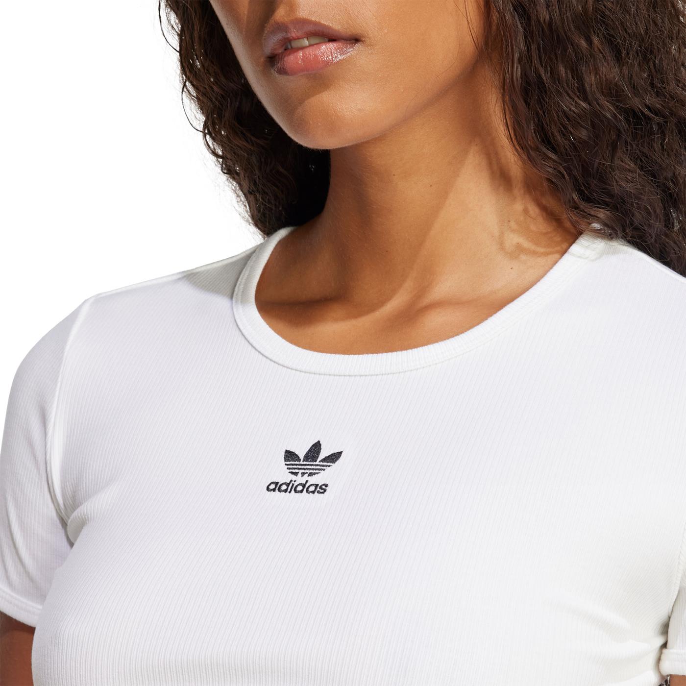 Adidas Originals Essentials Rib Tee White  - JC9026