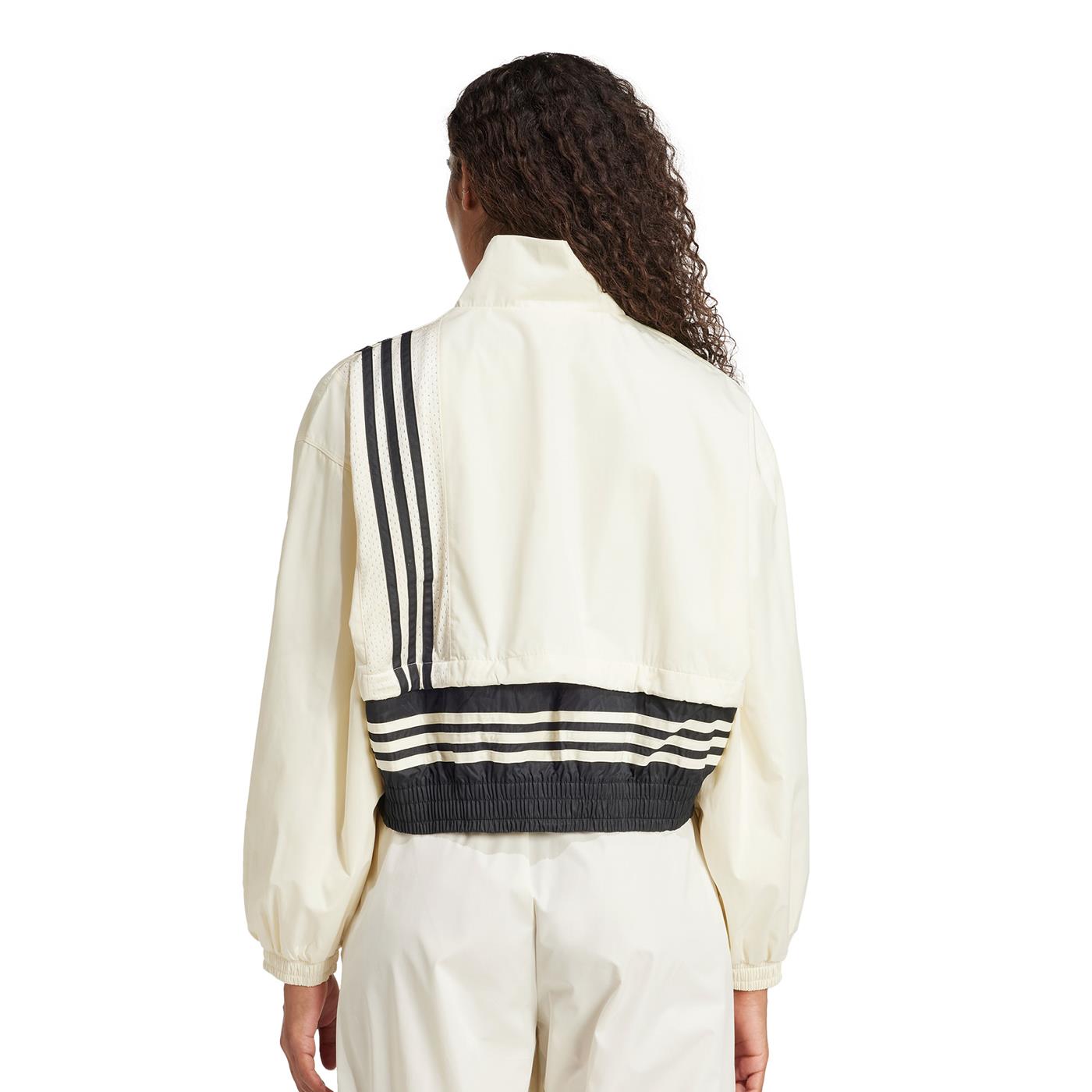 Adidas Originals Woven Track Top Cream White/Black - JD0096