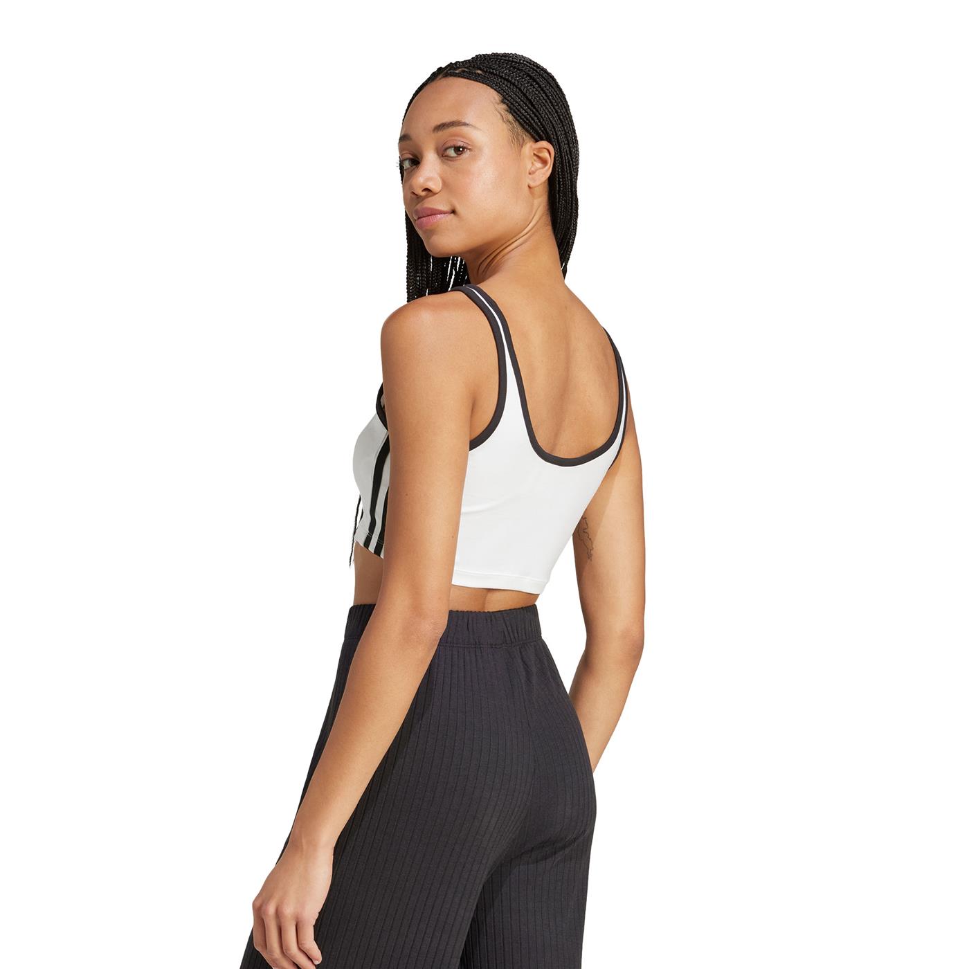 Adidas Originals 3S Bra Top White/Black - JD4613