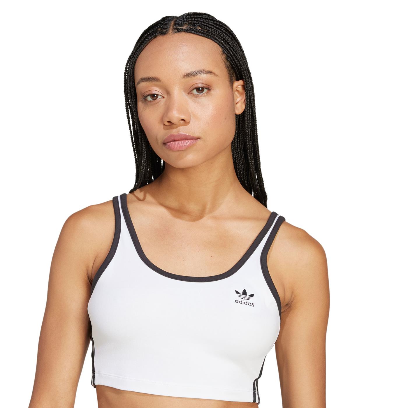Adidas Originals 3S Bra Top White/Black - JD4613