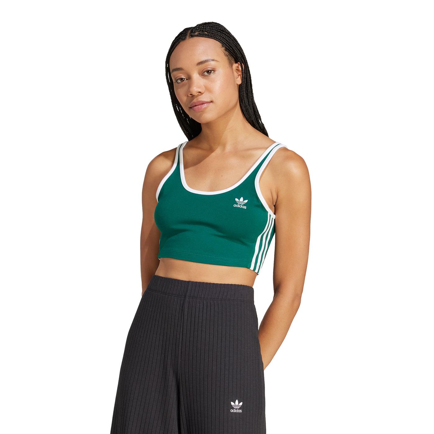 Adidas Originals 3S Bra Top Collegiate Green - JD4614