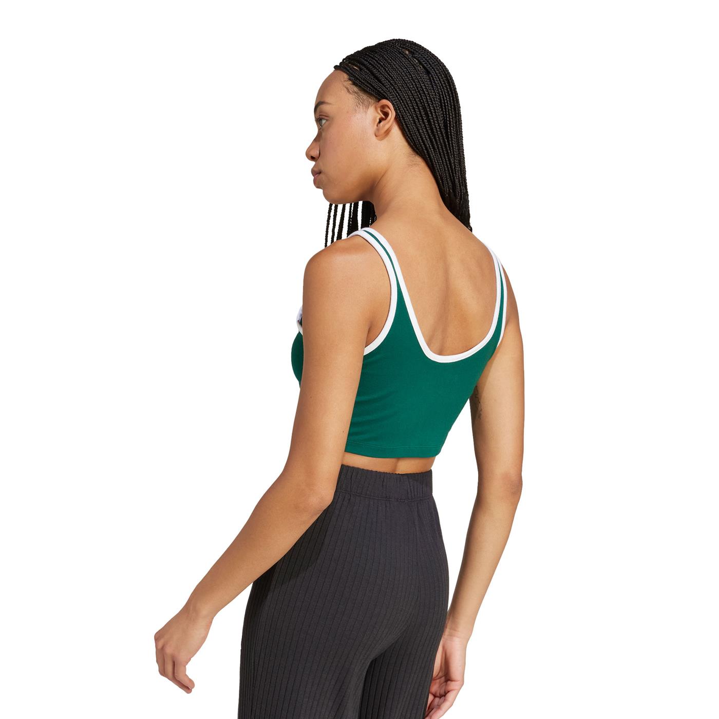 Adidas Originals 3S Bra Top Collegiate Green - JD4614