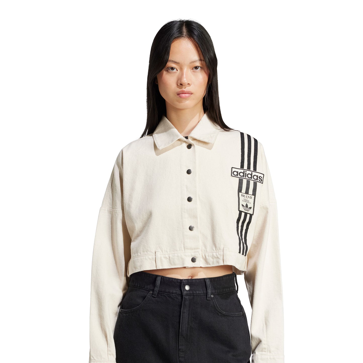 Adidas Originals Denim Track Top Natural Denim - JD5617