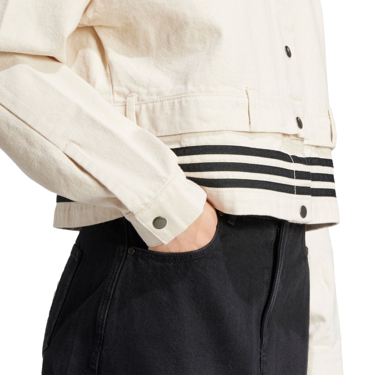 Adidas Originals Denim Track Top Natural Denim - JD5617