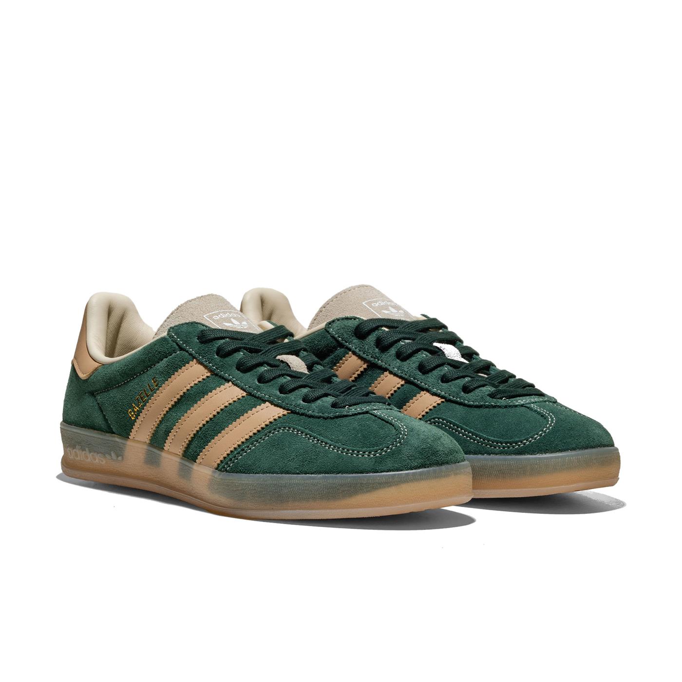 Adidas Originals Gazelle Indoor Shadow Green/Warm Sand - JH5402