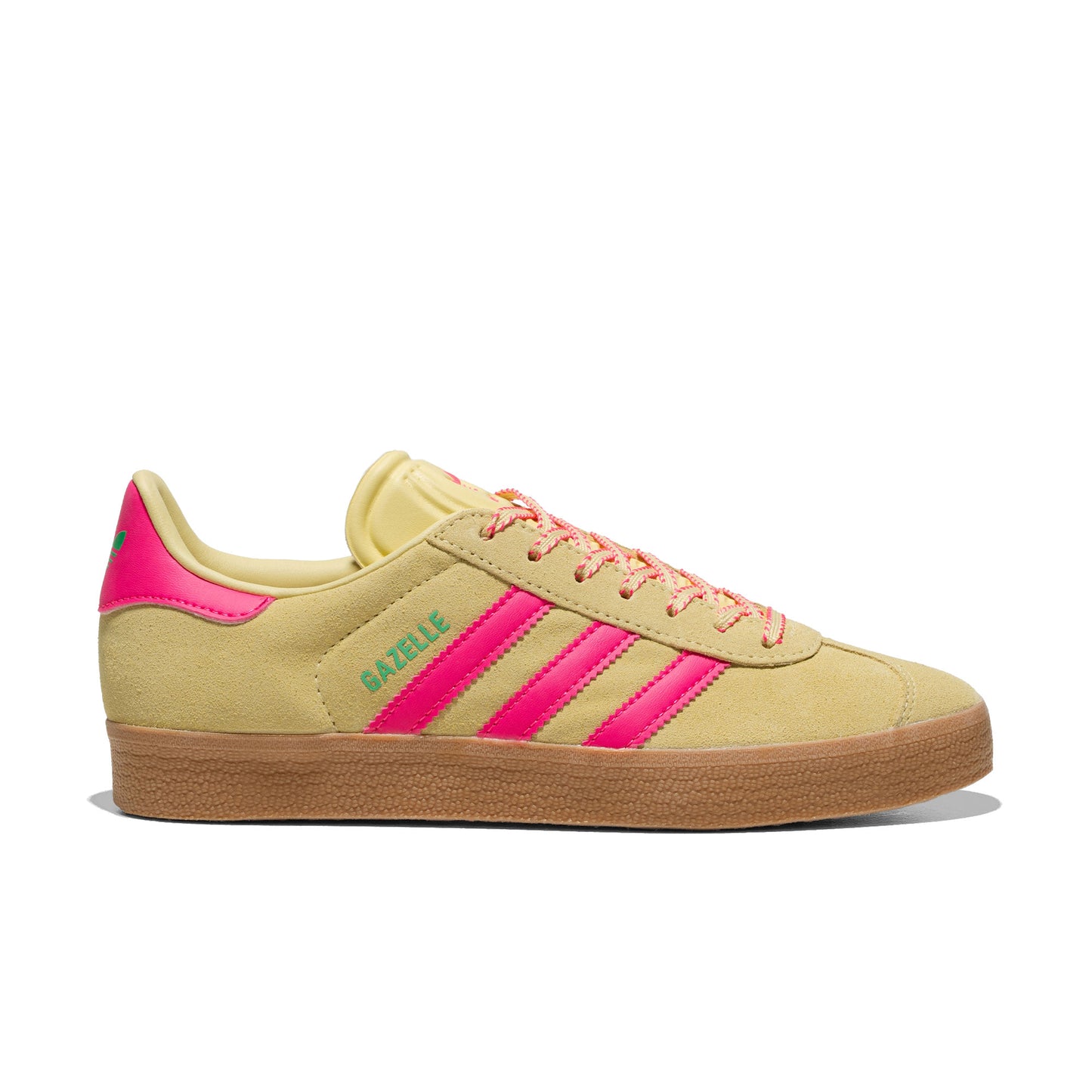 Adidas Originals Gazelle W Powder Yellow/Lucid Pink/Gum - JH7211
