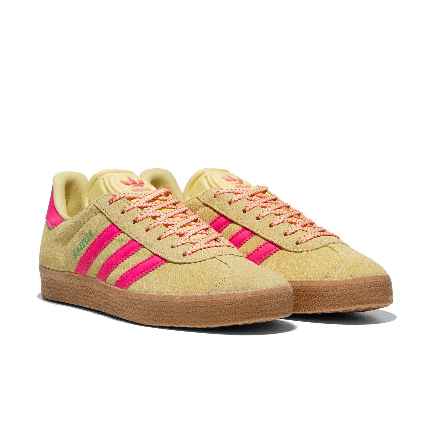 Adidas Originals Gazelle W Powder Yellow/Lucid Pink/Gum - JH7211