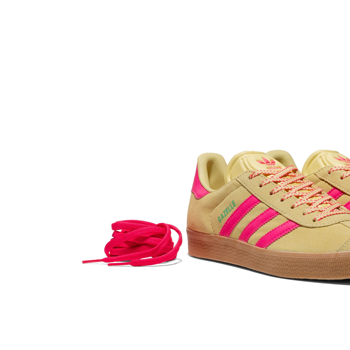 Adidas Originals Gazelle W Powder Yellow/Lucid Pink/Gum - JH7211