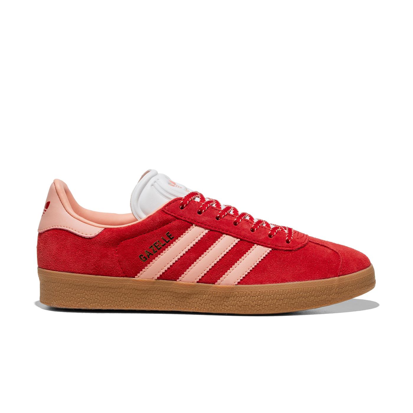 Adidas Originals Gazelle W Better Scarlet/Glow Pink/Gold - JH7217