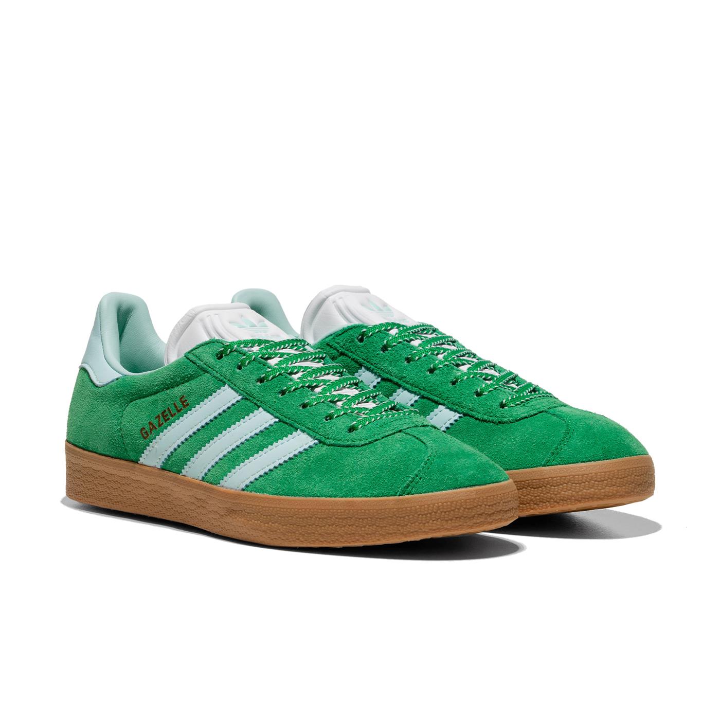 Adidas Originals Gazelle W Green/Semi Flash Aqua/Gold - JH7218
