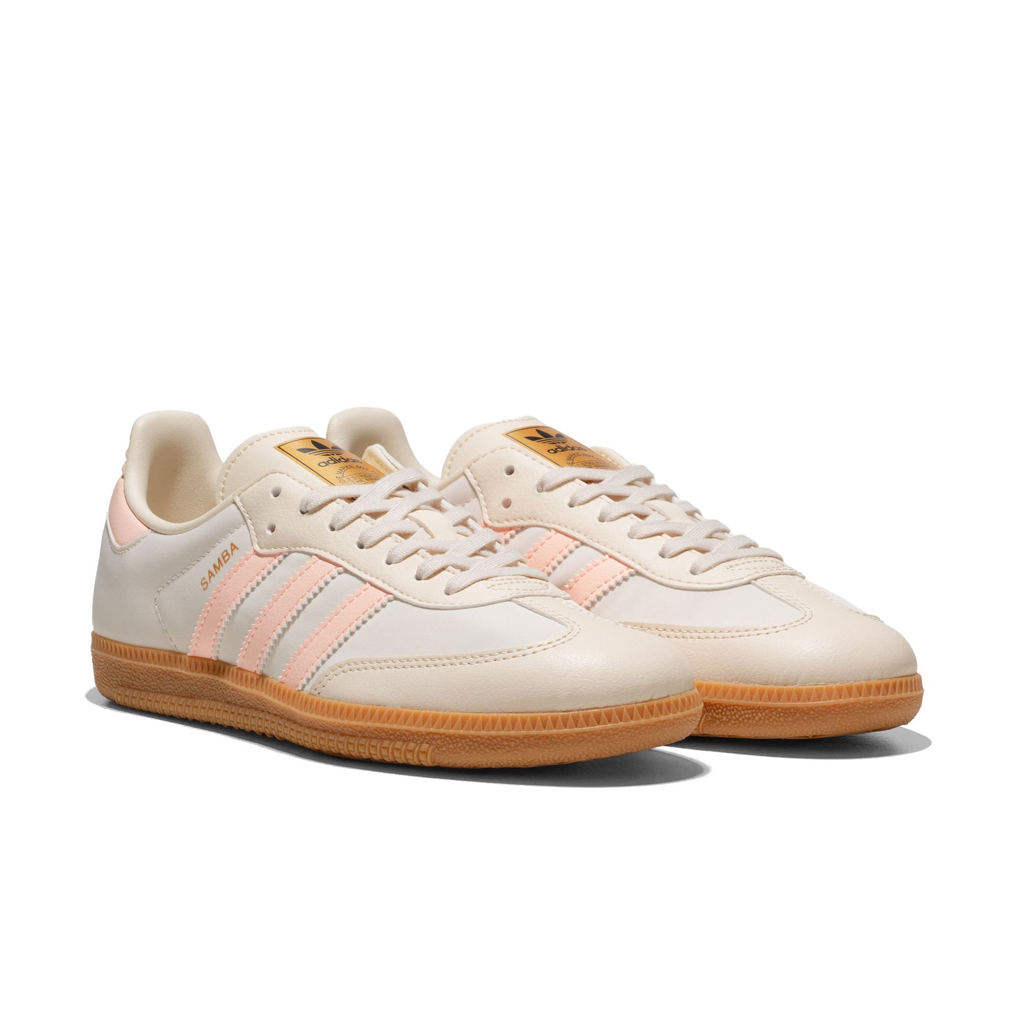 Adidas Originals Samba OG J Wonder White/Clear Orange/Gum - JH7598