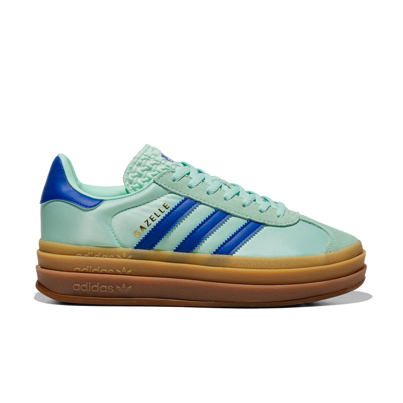 Adidas Originals Gazelle Bold W Clear Mint/Lucid Blue/Gold - JI2702