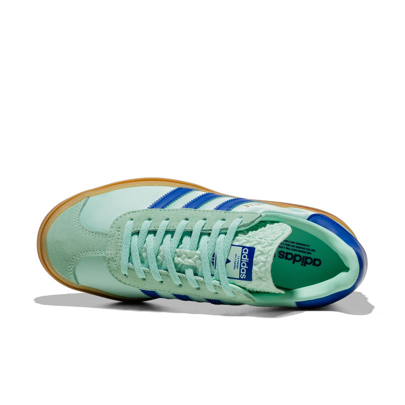 Adidas Originals Gazelle Bold W Clear Mint/Lucid Blue/Gold - JI2702