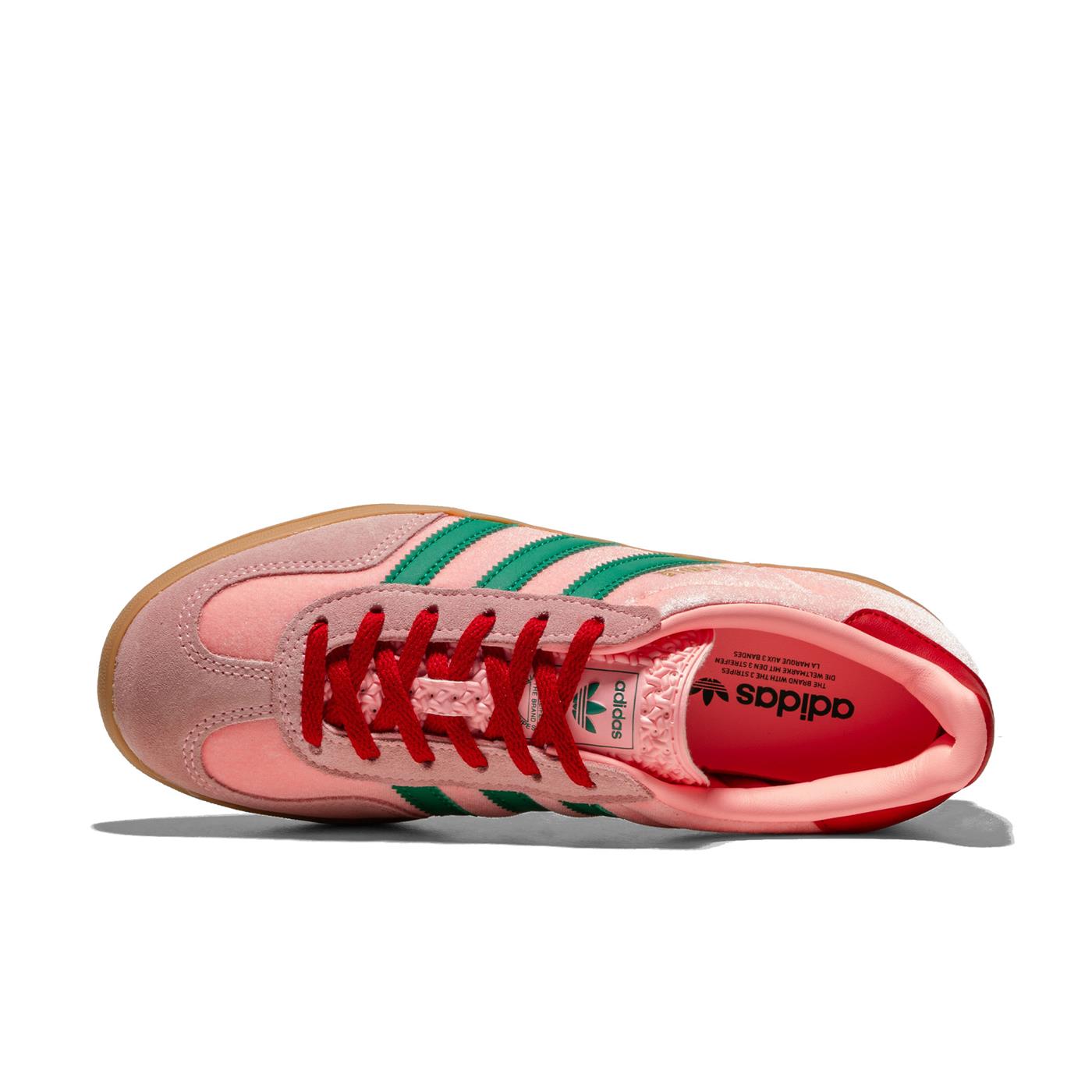 Adidas Originals Gazelle Indoor W Court Green/Glow Pink/Gum - JI2713