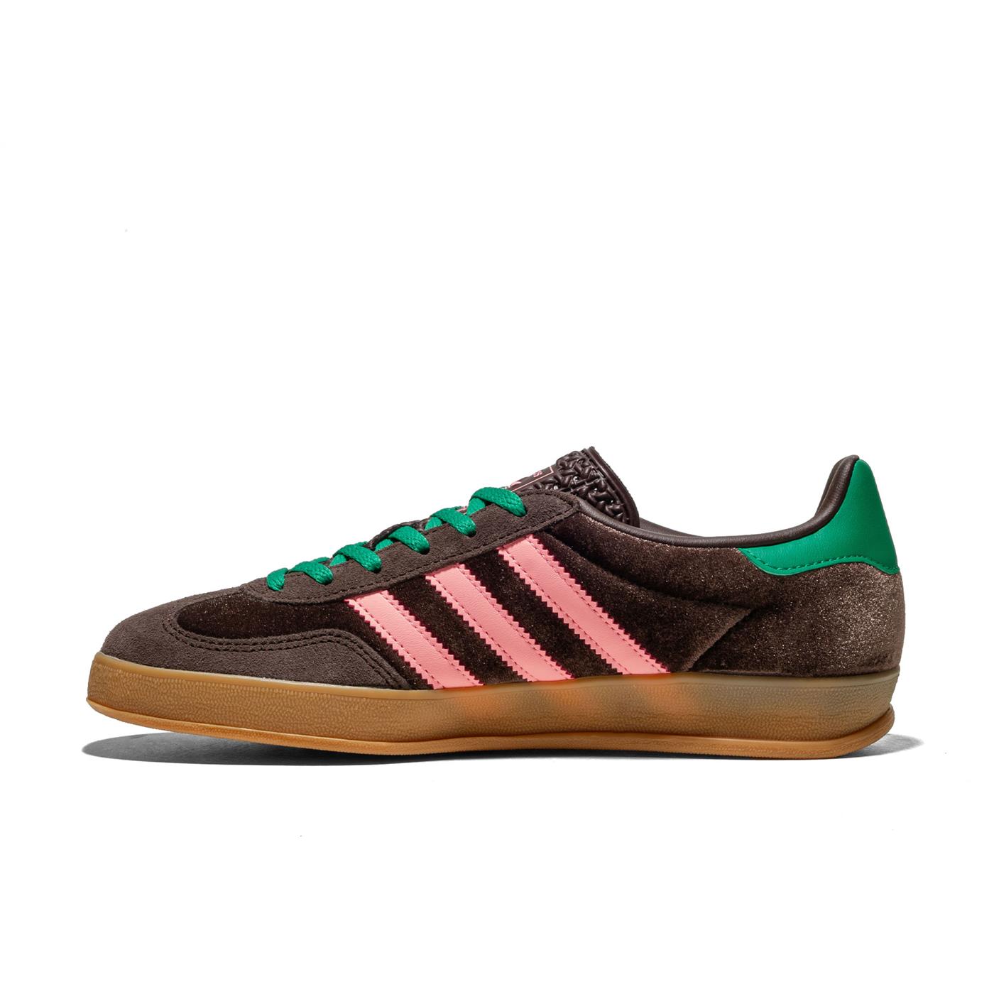 Adidas Originals Gazelle Indoor W Dark Brown/Glow Pink - JI2714