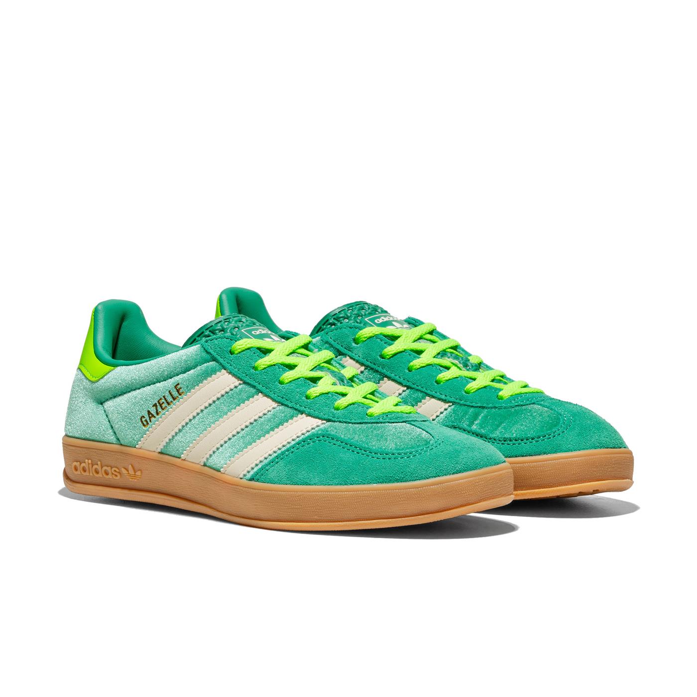 Adidas Originals Gazelle Indoor W Semi Court Green/Cream - JI2715