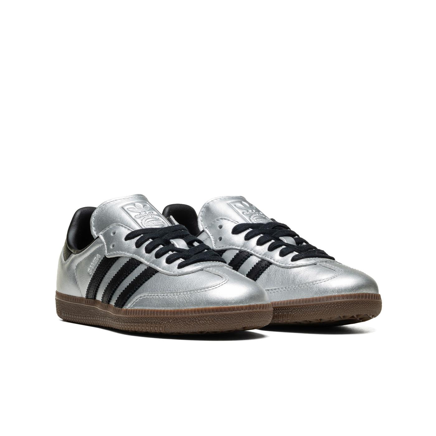 Adidas Originals Samba OG W Silver Metallic/Core Black/Gum - JI4218