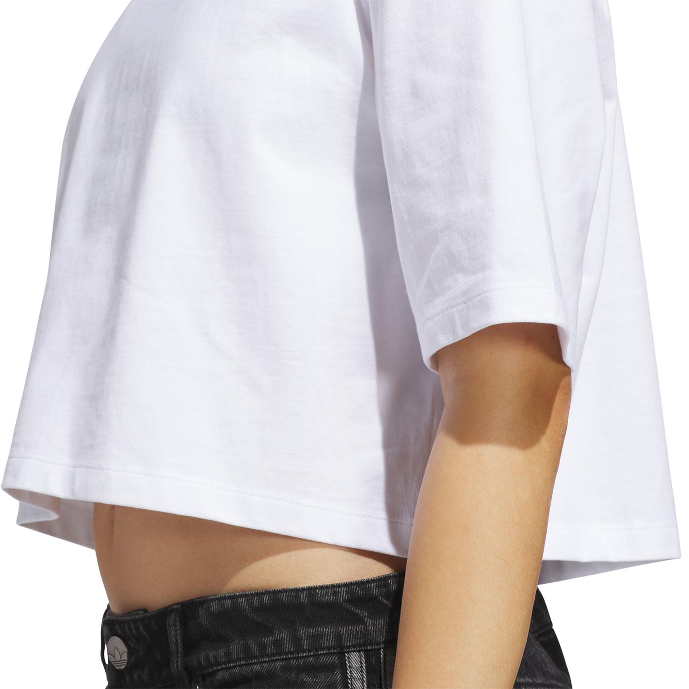 Adidas Originals Essentials Crop Tee White  - JJ3385