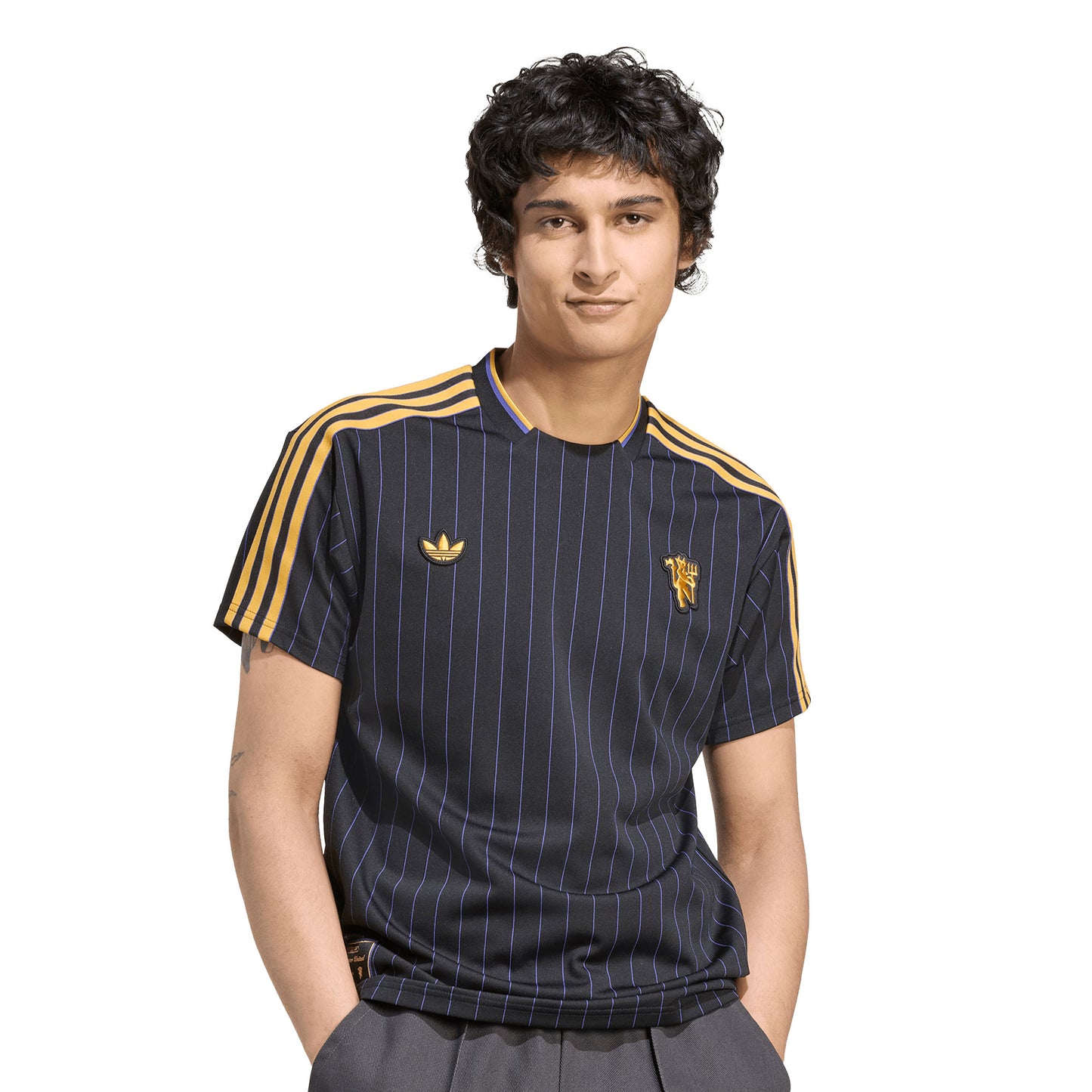 Adidas Originals Manchester United FC Icon Jersey Black - JN2818