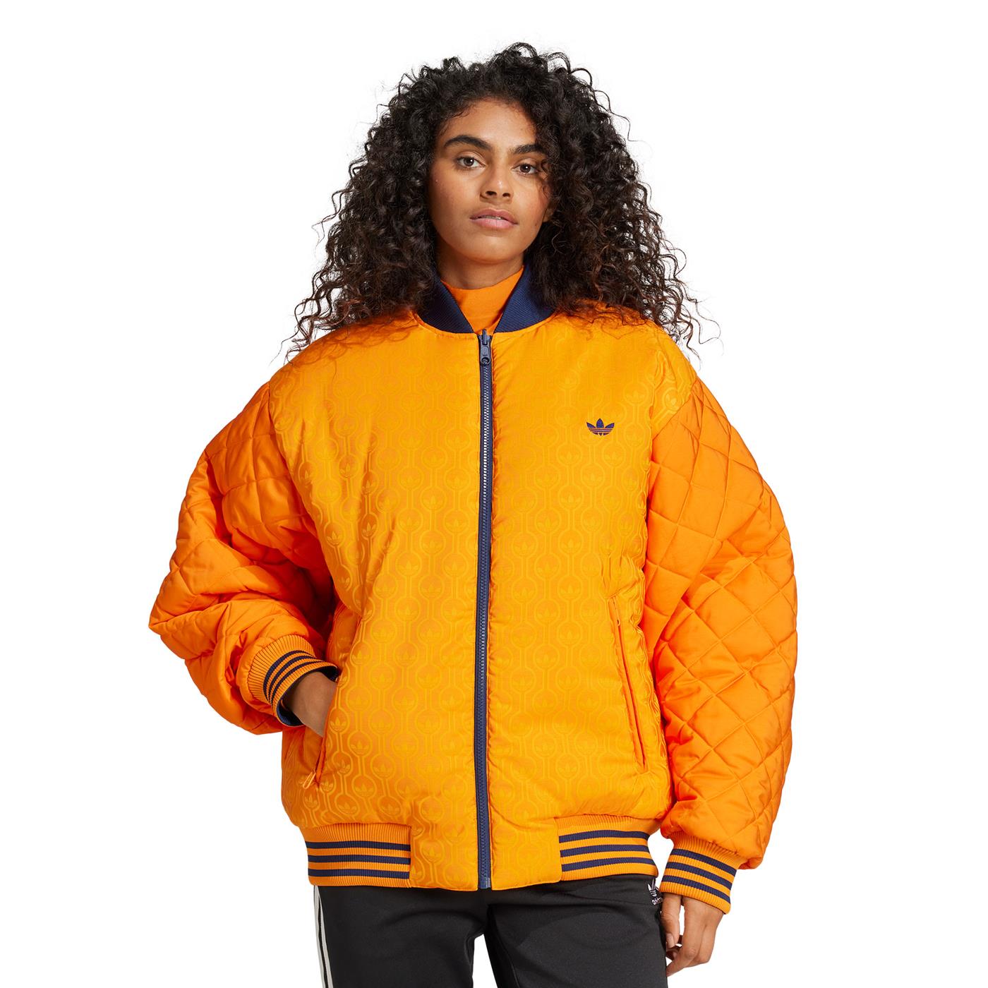 Adidas Originals Reversible Oversized Jacket Unity Orange - JN7657