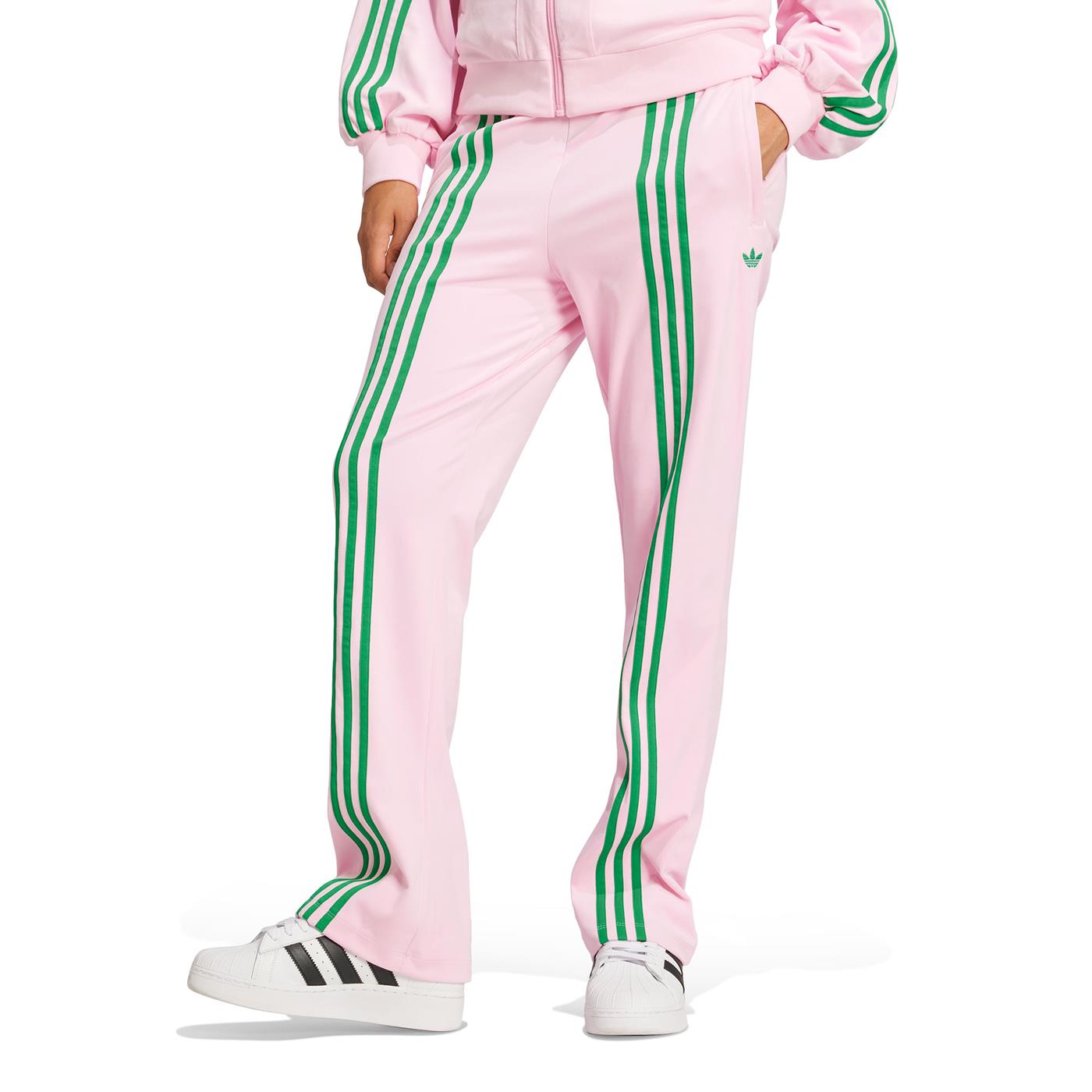 Adidas Originals Velour Track Pant True Pink - JN8289