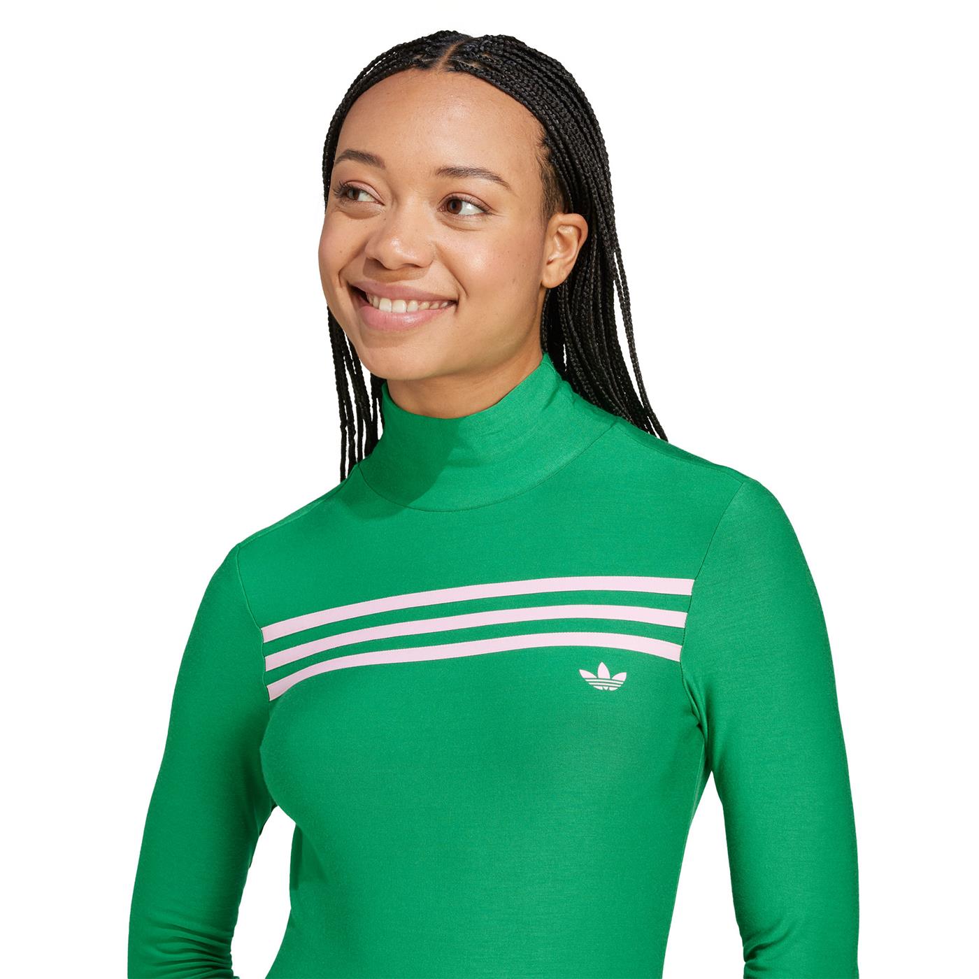 Adidas Originals LS 3S Tee Green - JN8314