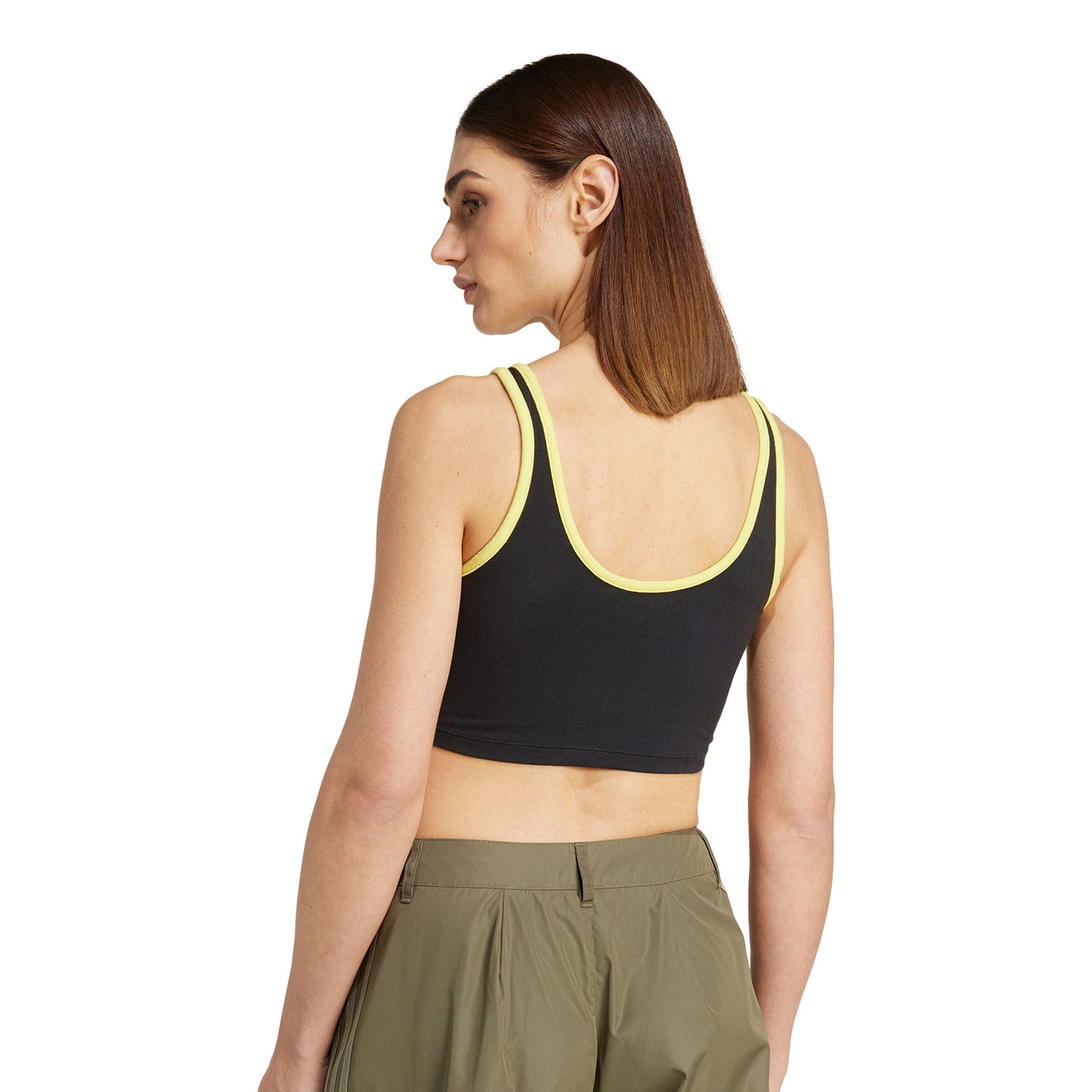 Adidas Originals 3S Bra Top Black/Pure Sulfur - JP2292