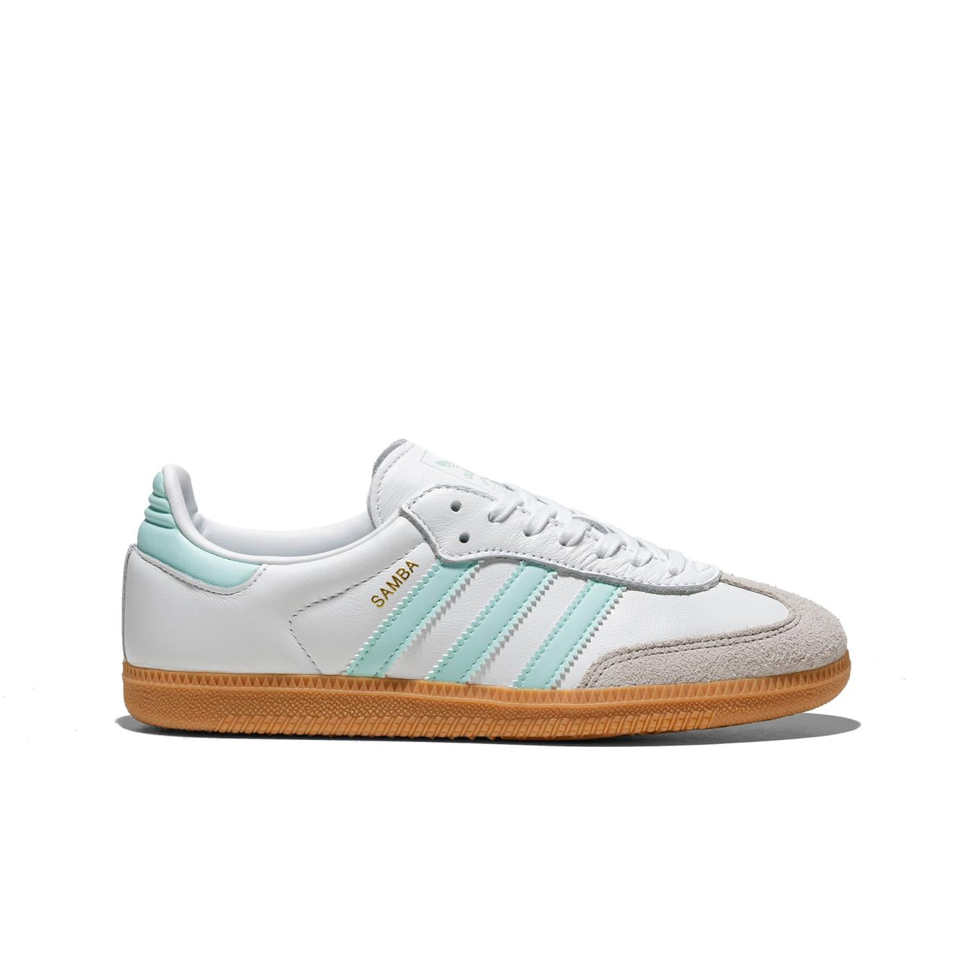 Adidas Originals Samba OG J Ftwr White/Semi Flash Aqua/Gum - JP5481