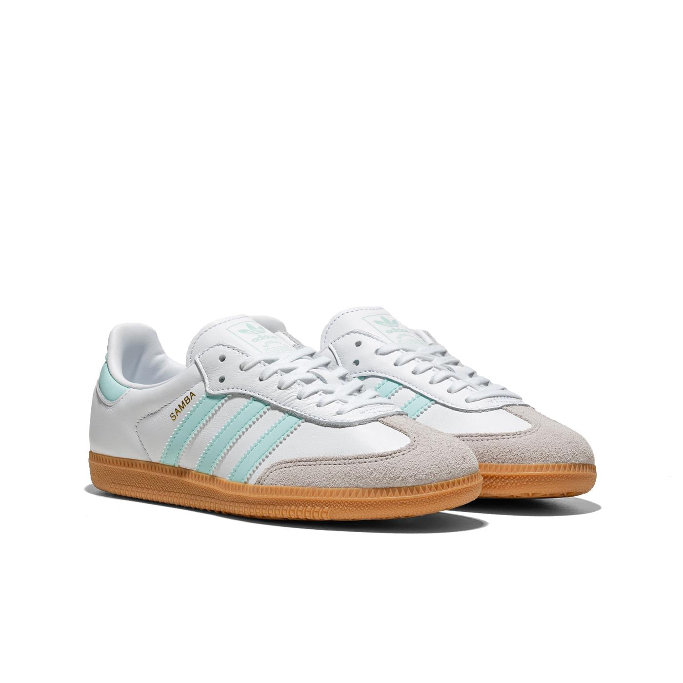 Adidas Originals Samba OG J Ftwr White/Semi Flash Aqua/Gum - JP5481