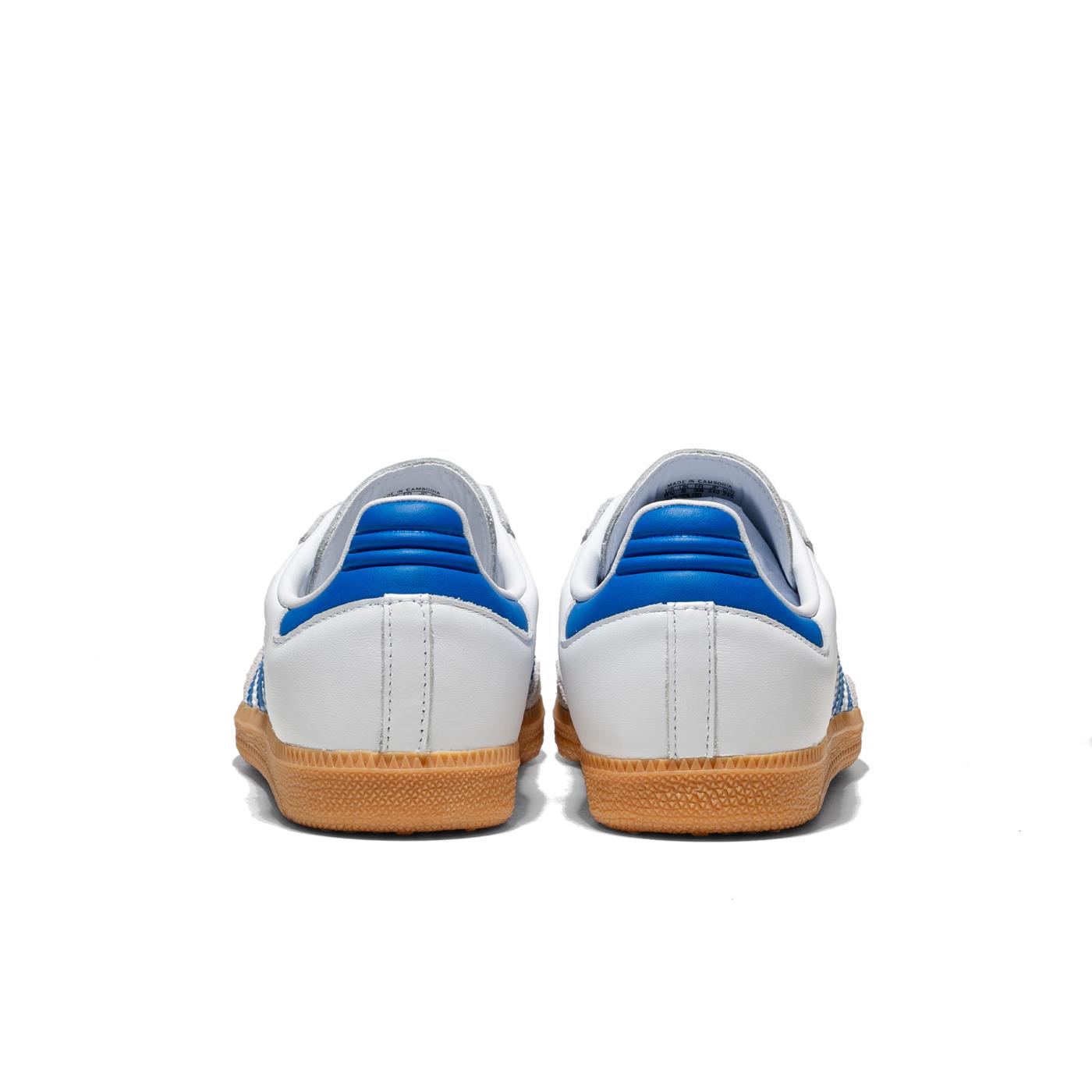 Adidas Originals Samba OG J Ftwr White/Blue/Gum - JP5482