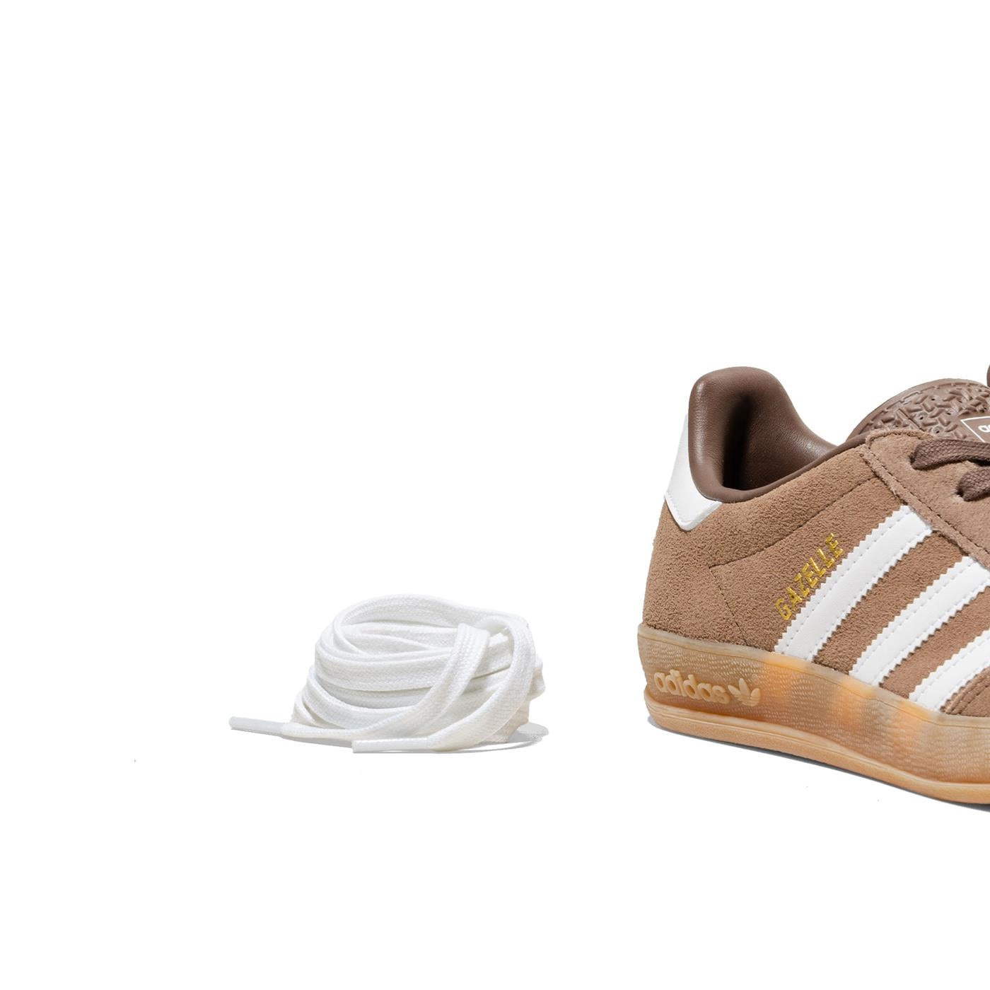 Adidas Originals Gazelle Indoor Earth Strata/Ftwr White/Gold - JQ0175