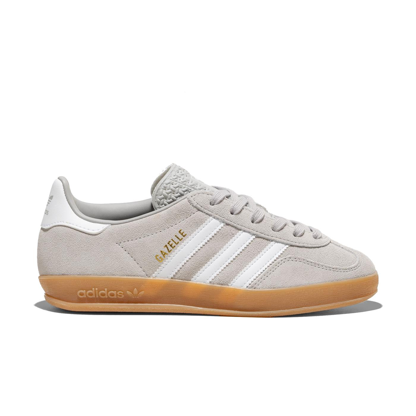 Adidas Originals Gazelle Indoor Grey Two/Ftwr White/Gold - JQ0176