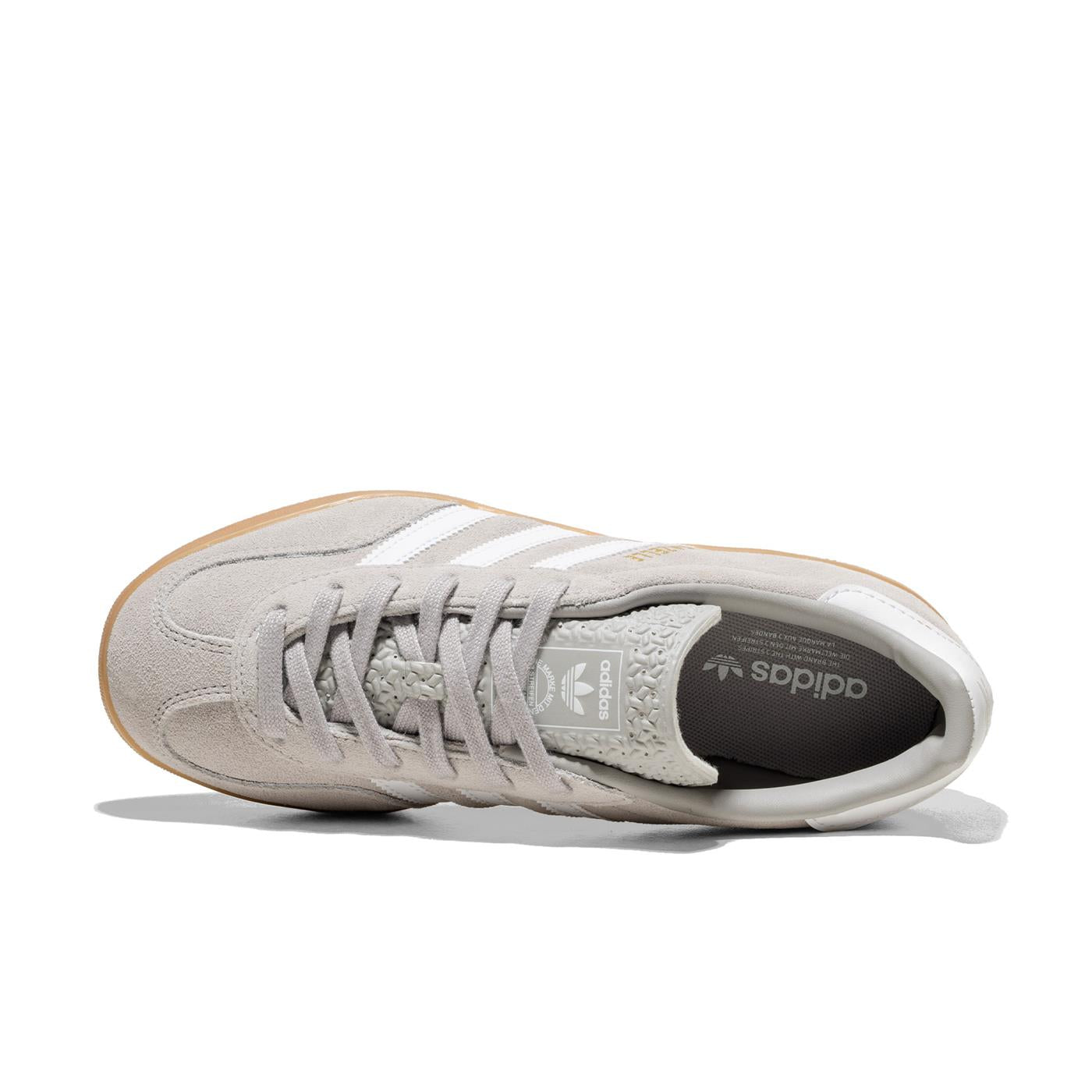 Adidas Originals Gazelle Indoor Grey Two/Ftwr White/Gold - JQ0176