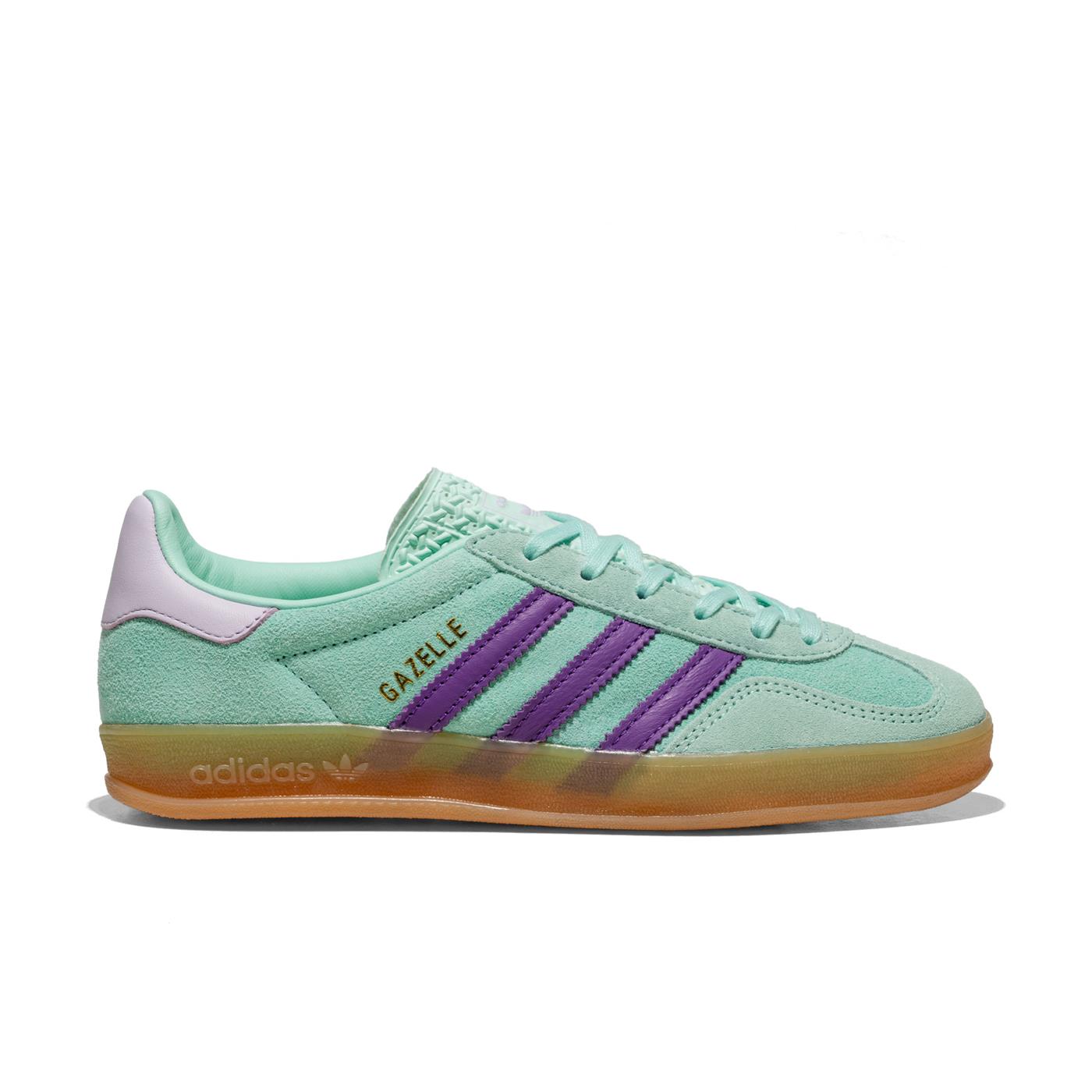 Adidas Originals Gazelle Indoor W Clear Mint/Active Purple - JQ0192