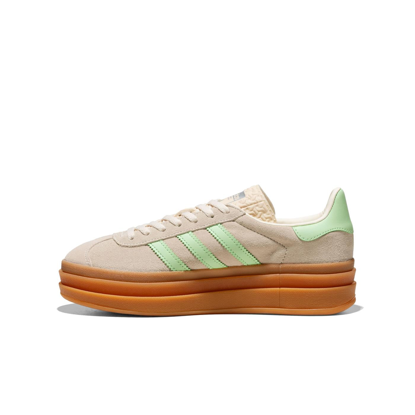 Adidas Originals Gazelle Bold J Wonder White/Semi Green - JQ7410